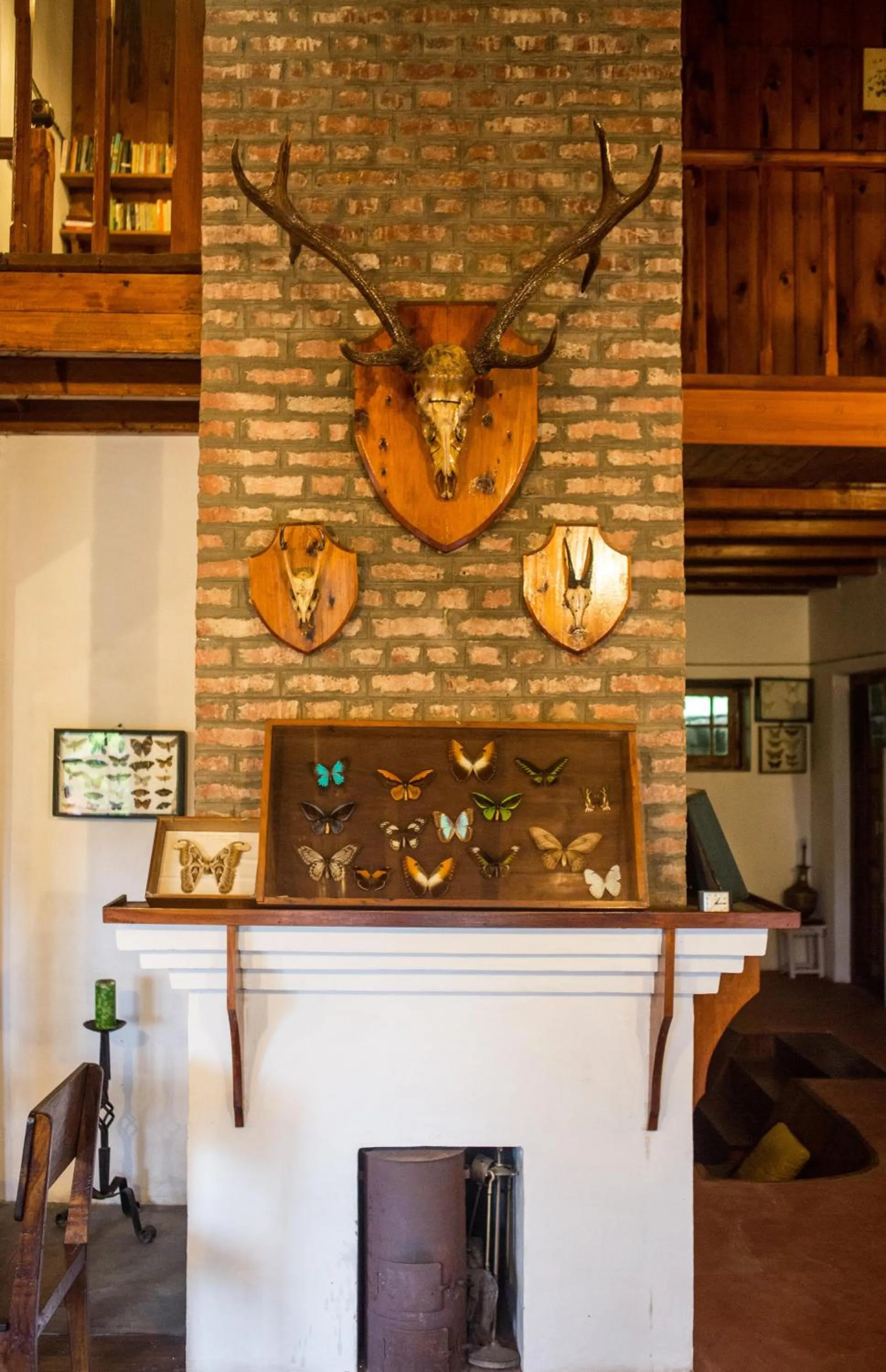 Lobby or reception in Fredy's Bungalow near Nainital
