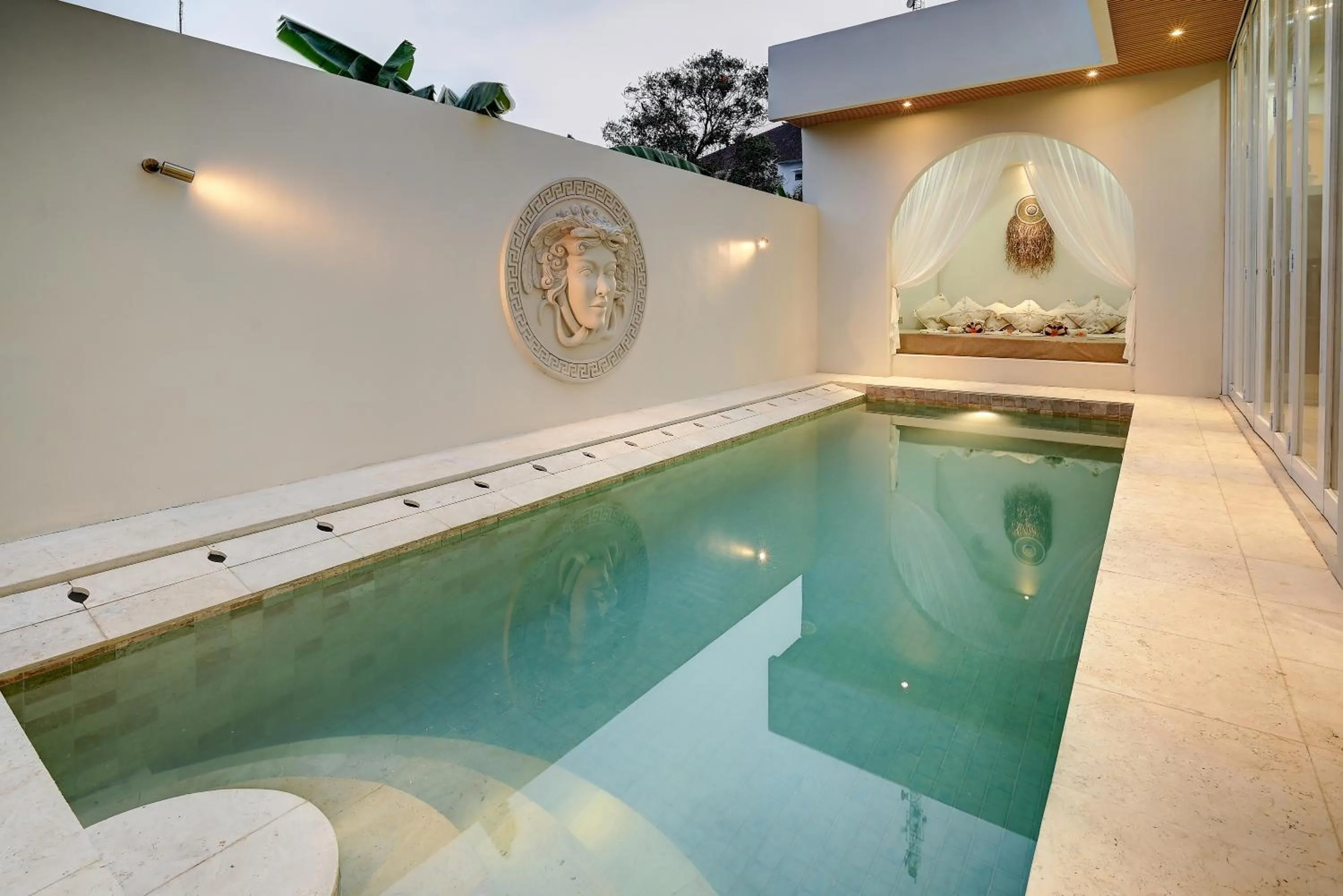 Pool view in The Medusa Villas Bali