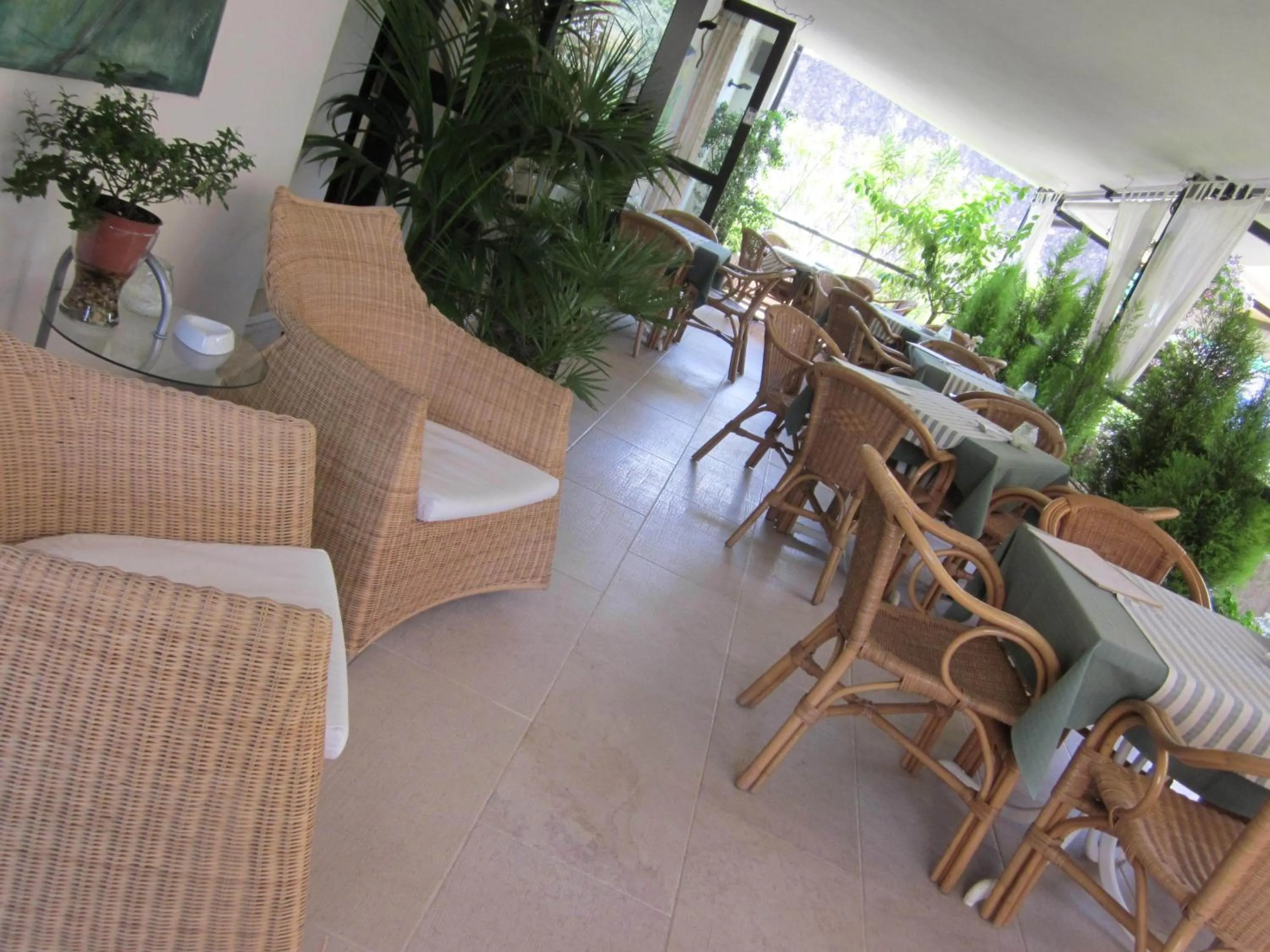 Patio in Hotel Marina