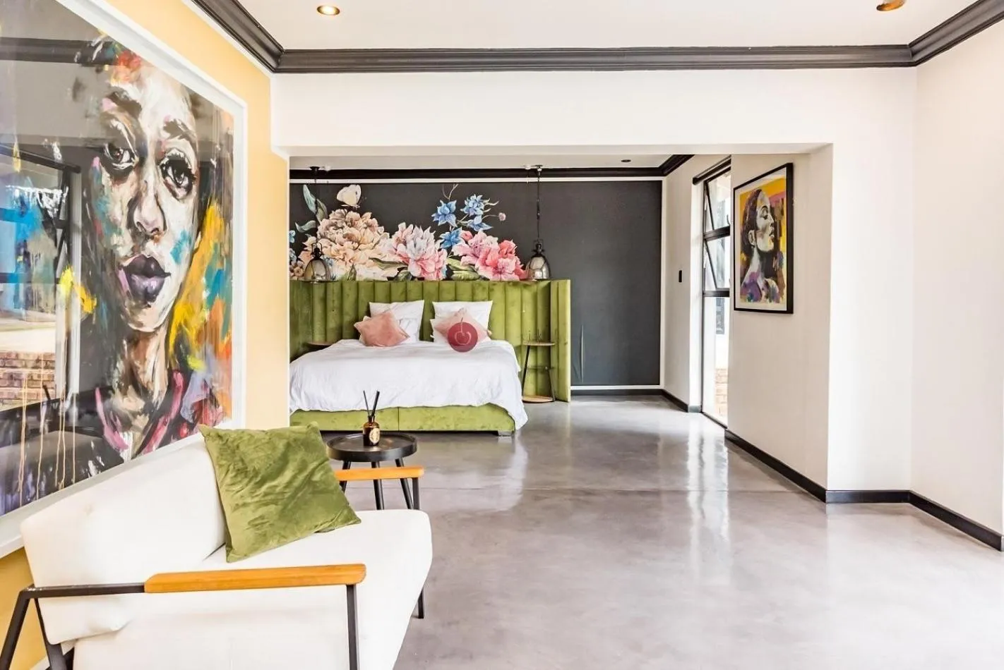 Seating area in The Urban Sanctuary Boutique Hotel & Retreat