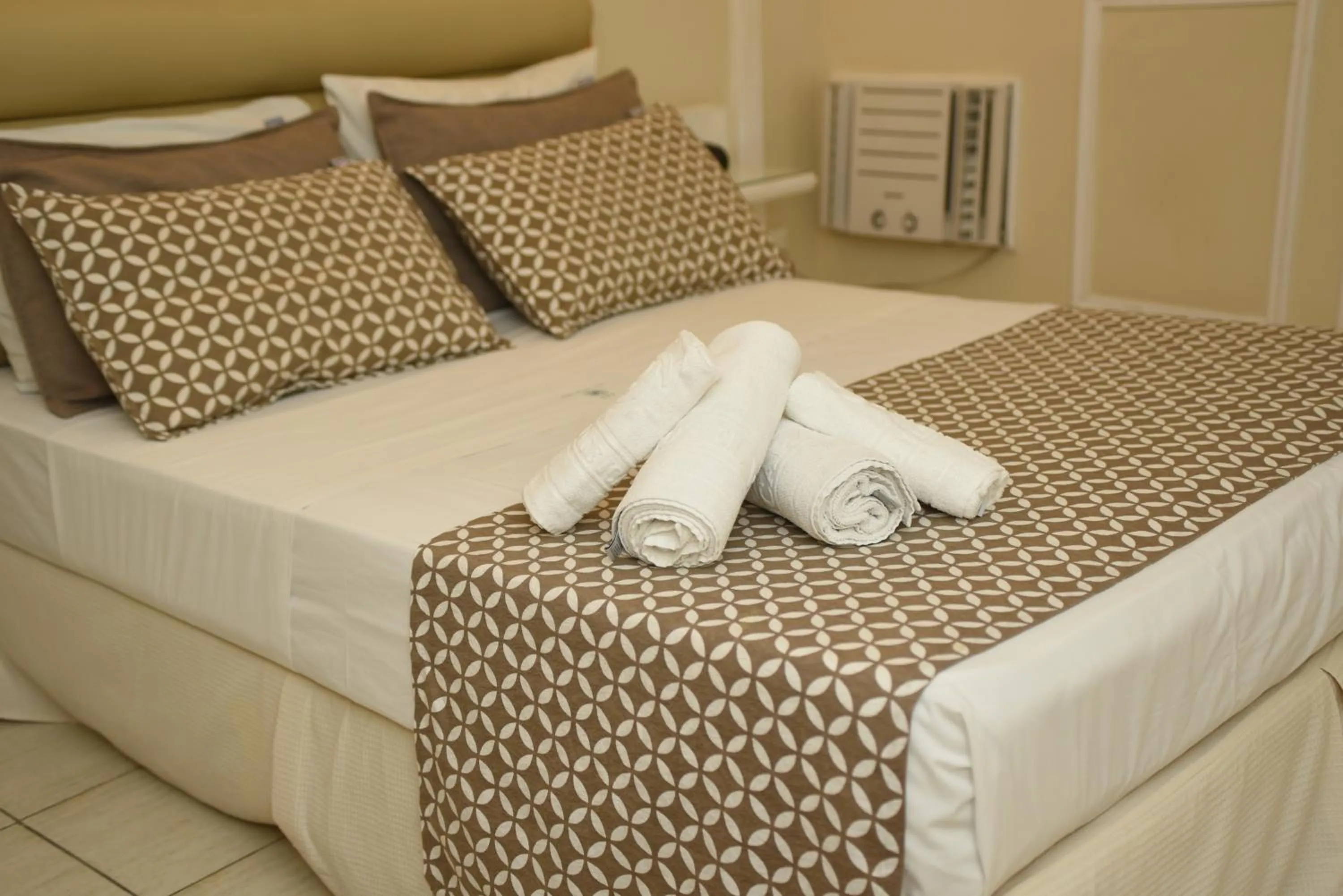 Bed in Hotel Village Icaraí