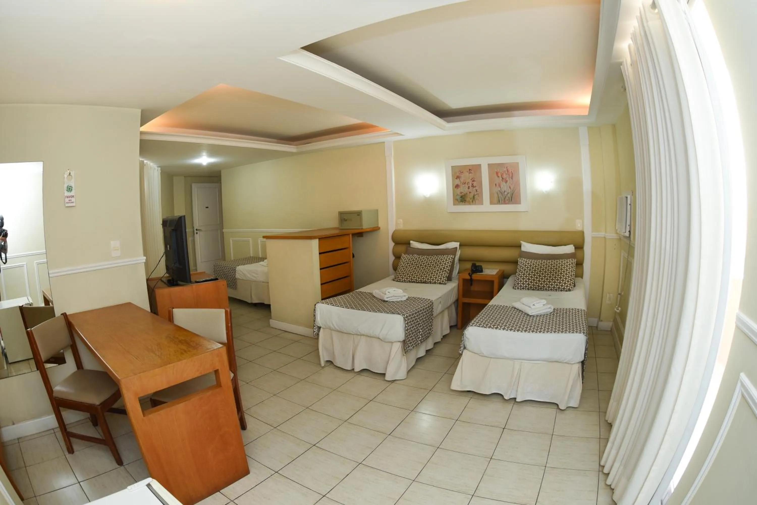 Bed in Hotel Village Icaraí