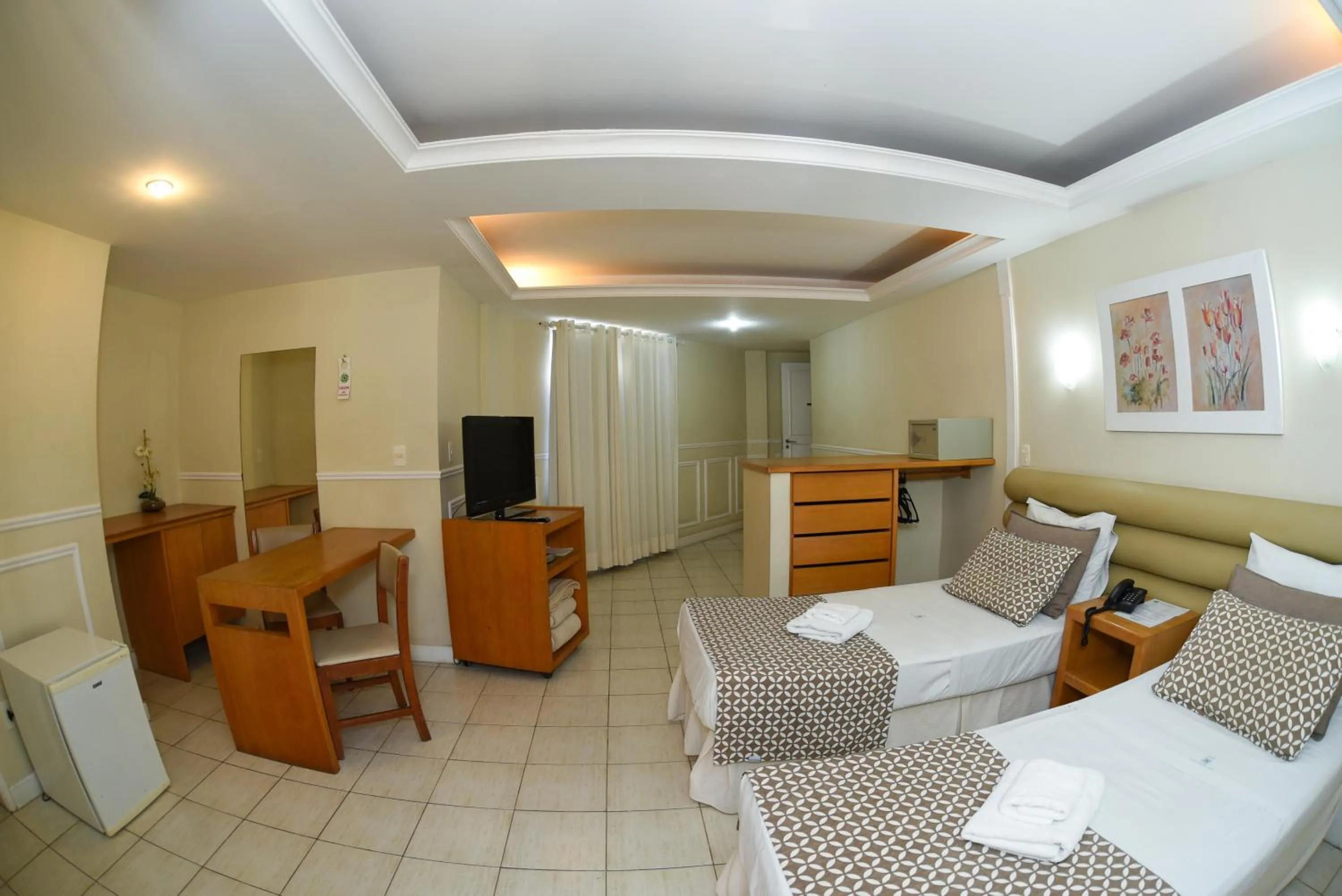 Bed in Hotel Village Icaraí