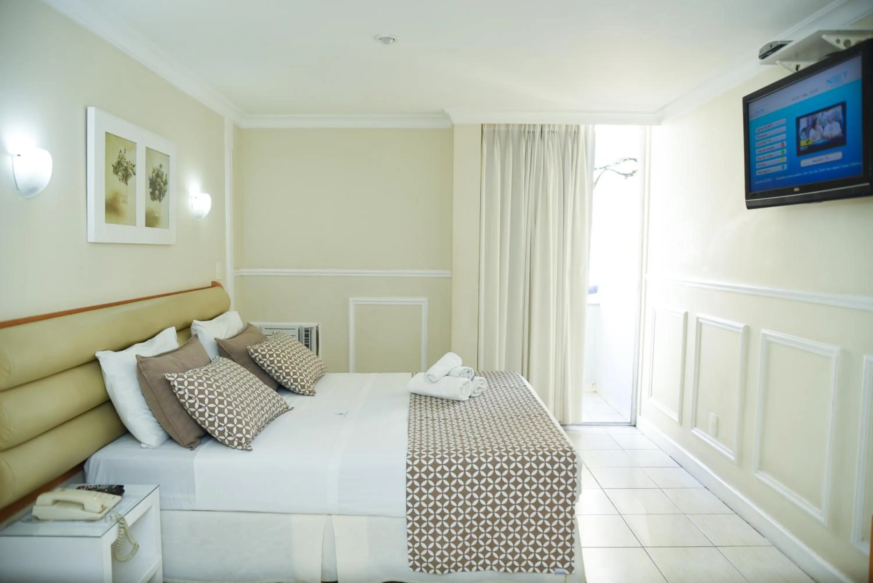 Bed in Hotel Village Icaraí