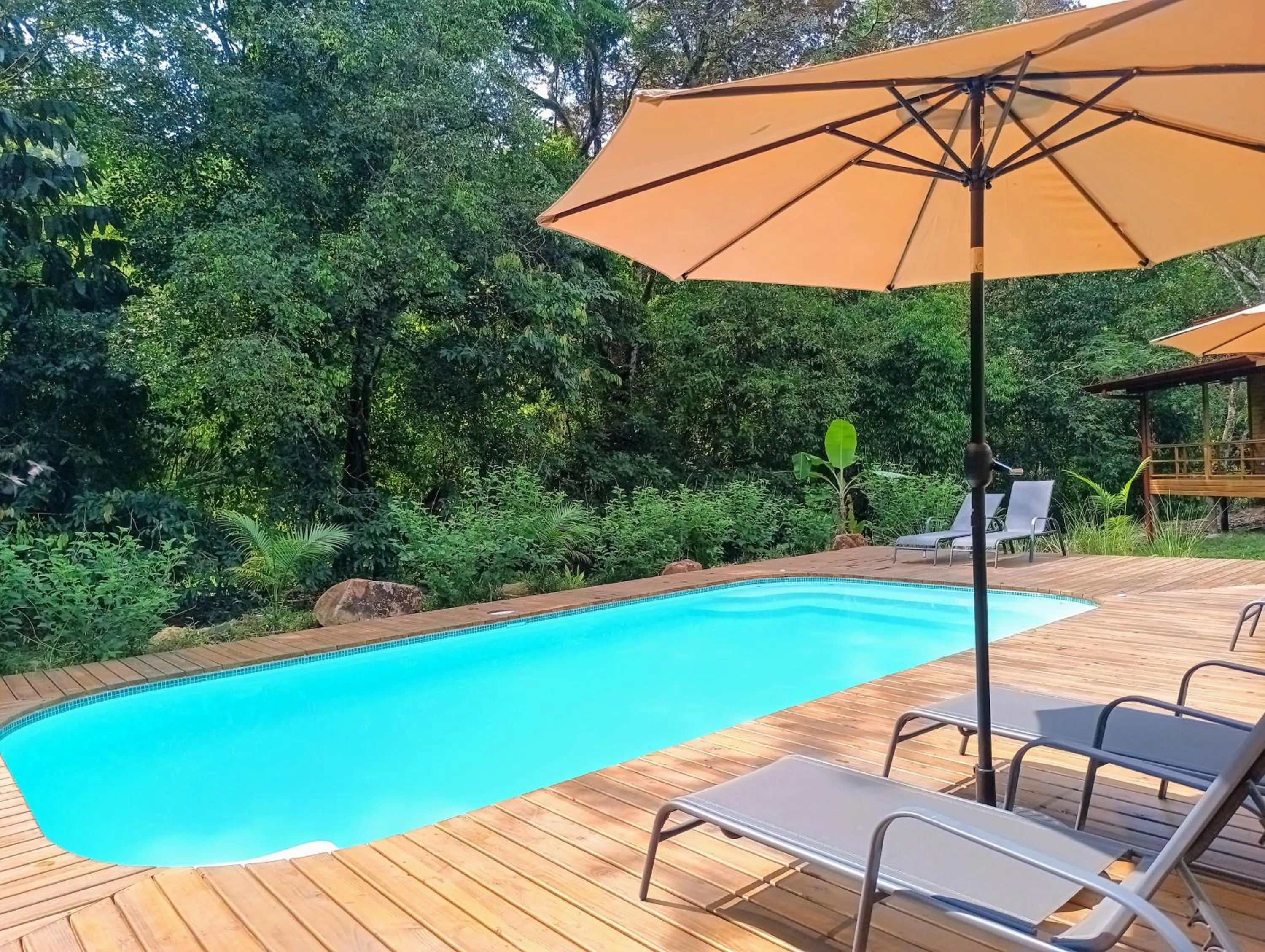 Swimming pool in Thoas Lodge