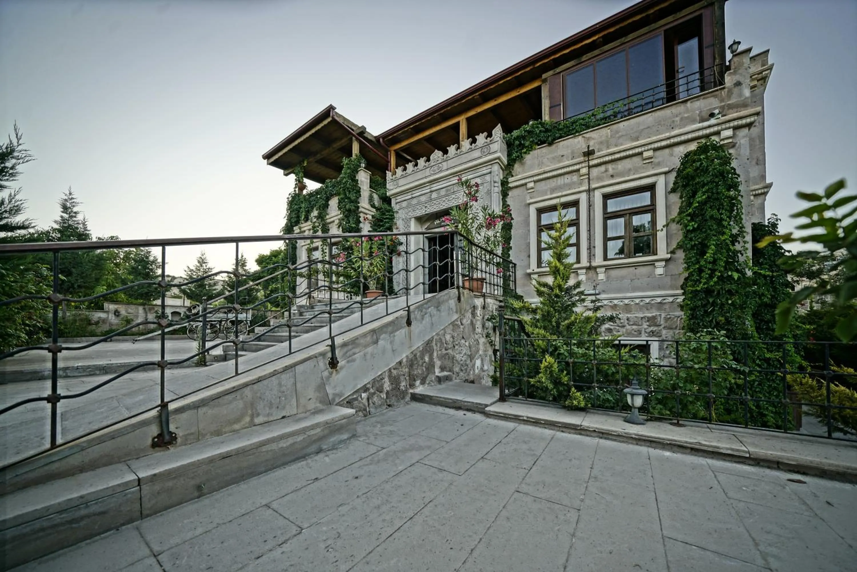 Facade/entrance in Alaturca House