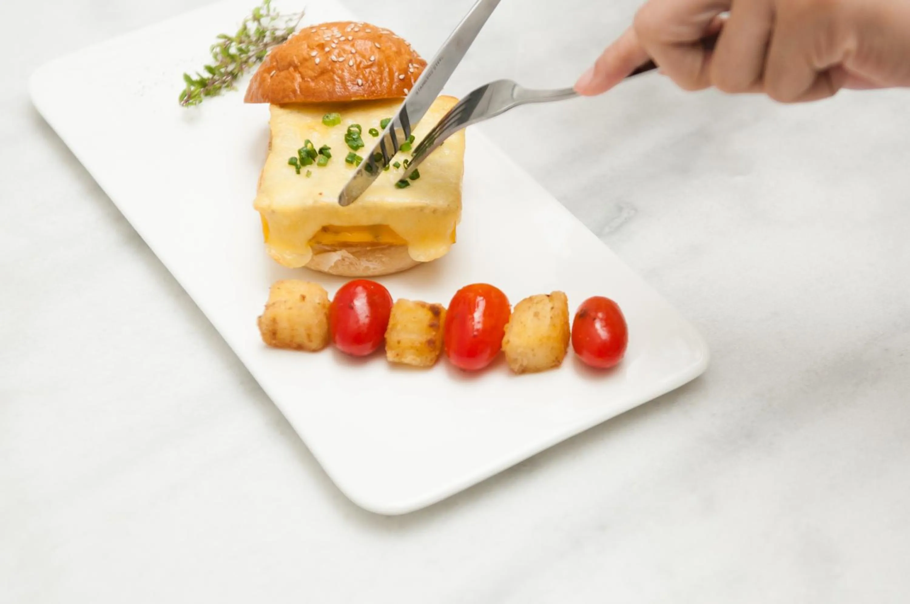 Food close-up in K Maison Boutique Hotel