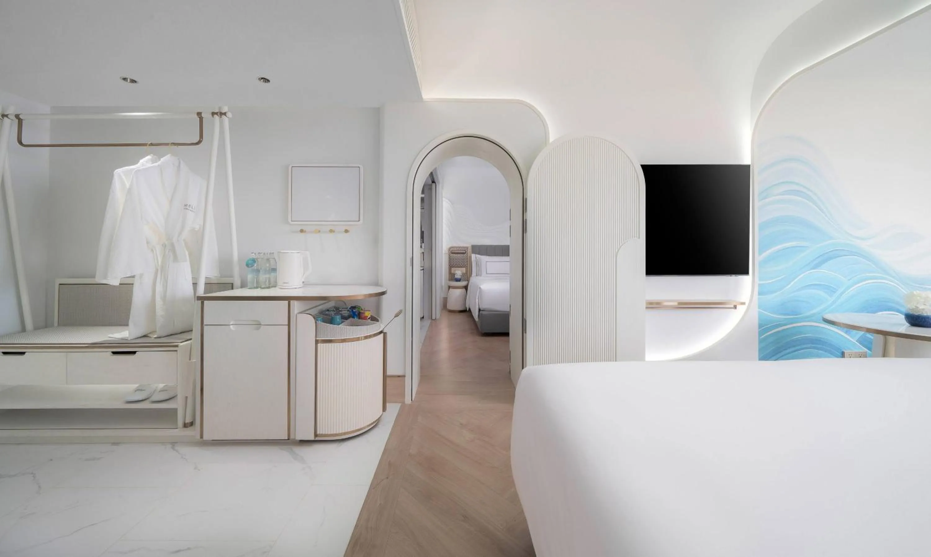 Bed in Meliá Pattaya Hotel