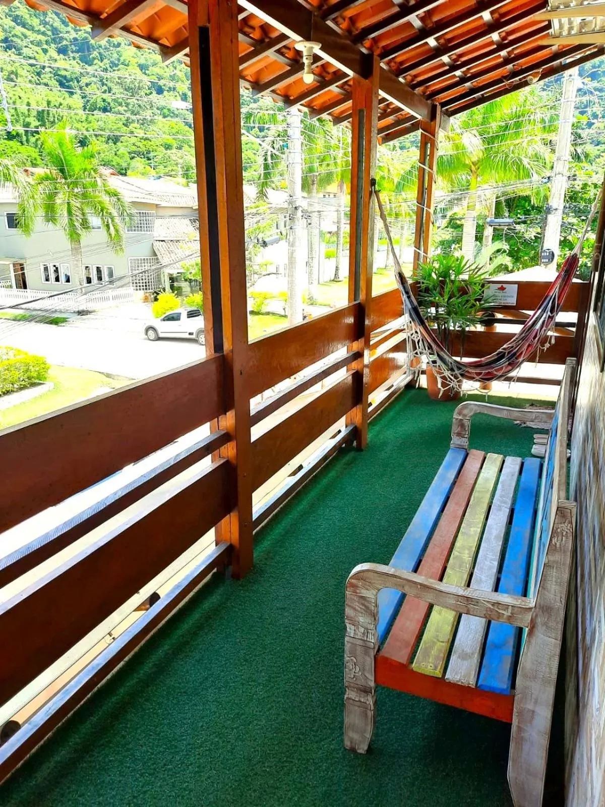 Balcony/Terrace in Pousada Estrela Mare