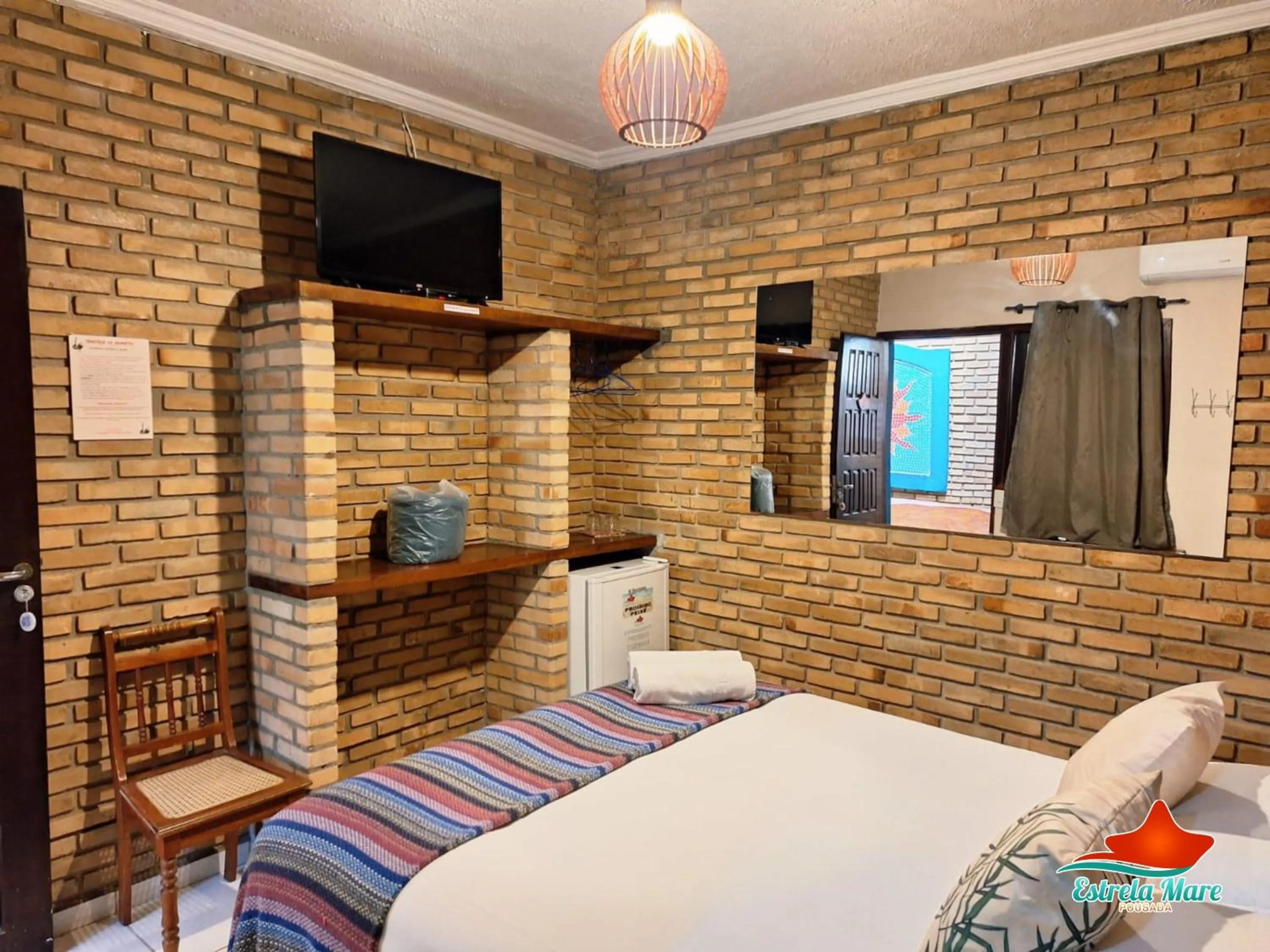 Bedroom, Bed in Pousada Estrela Mare