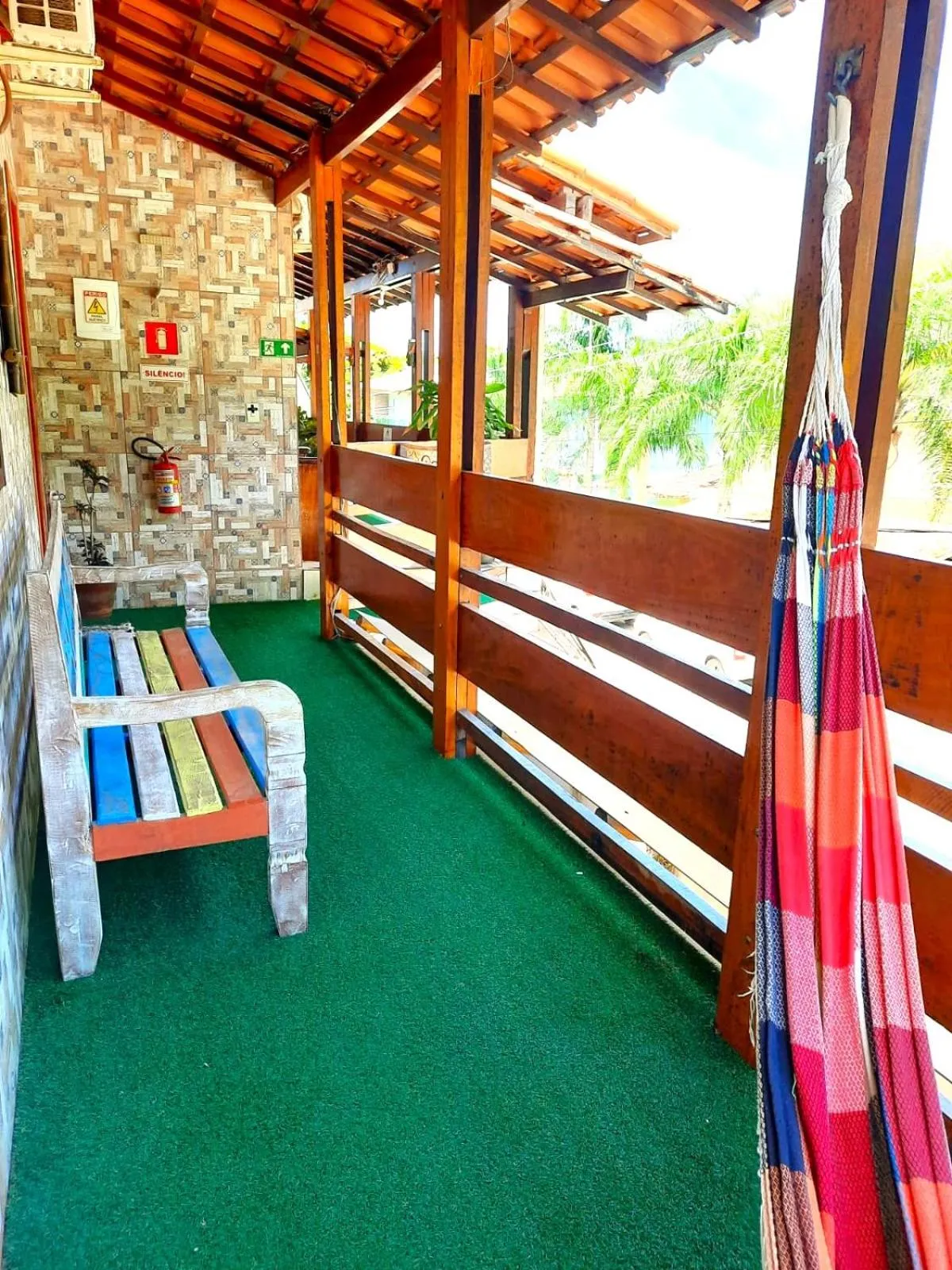 Balcony/Terrace in Pousada Estrela Mare