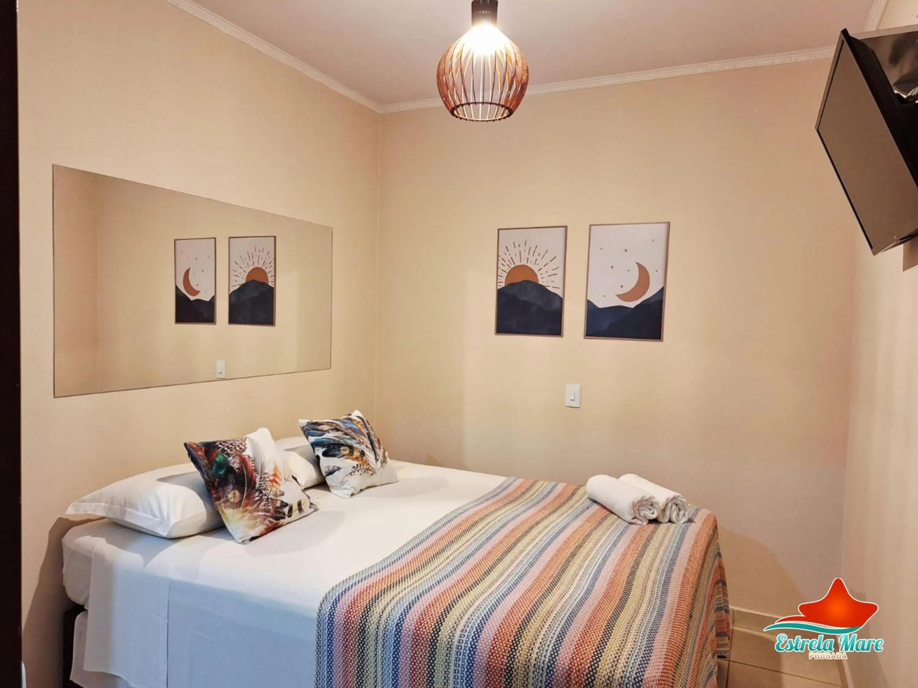 Bedroom, Bed in Pousada Estrela Mare