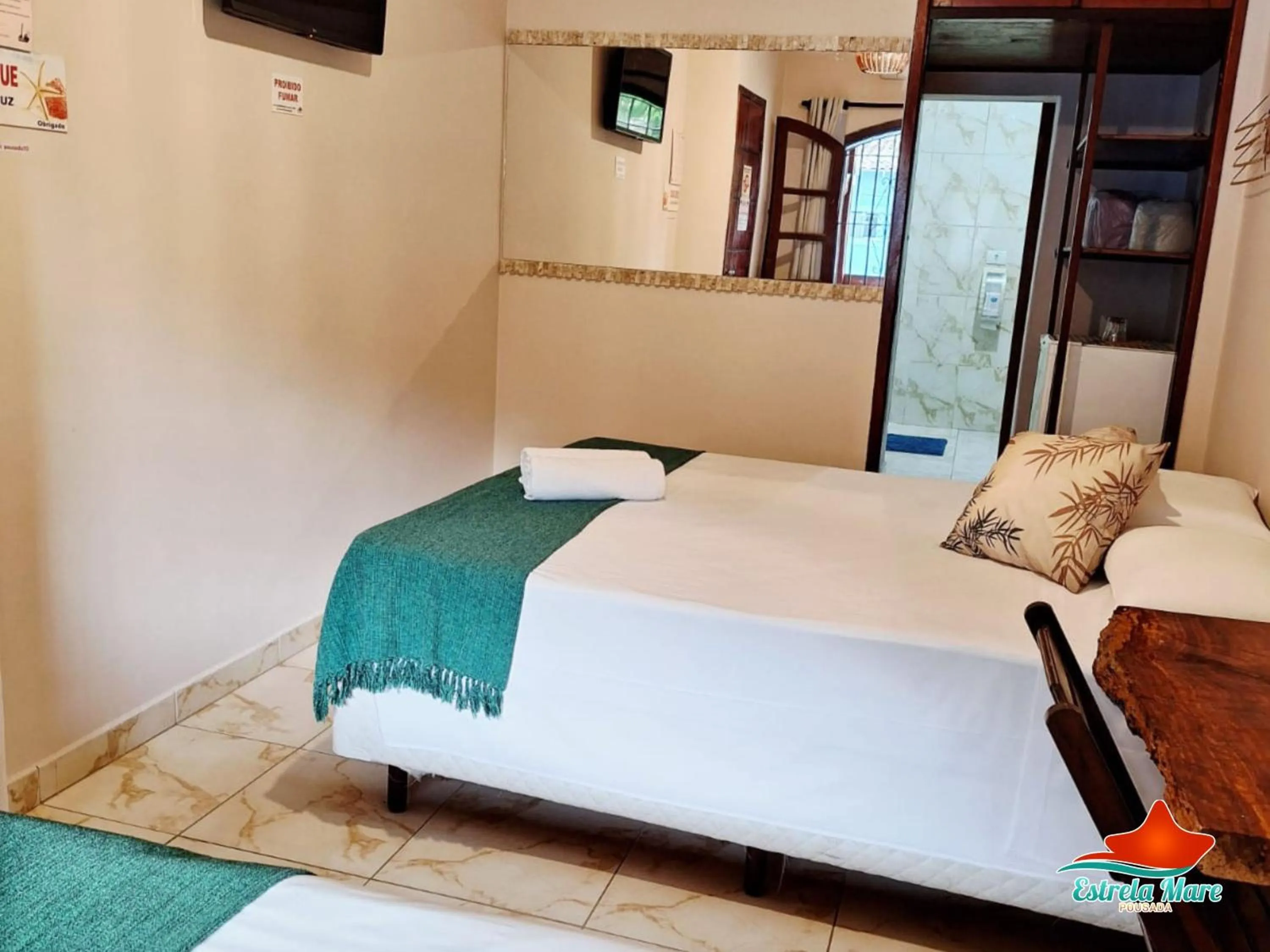 Bedroom, Bed in Pousada Estrela Mare