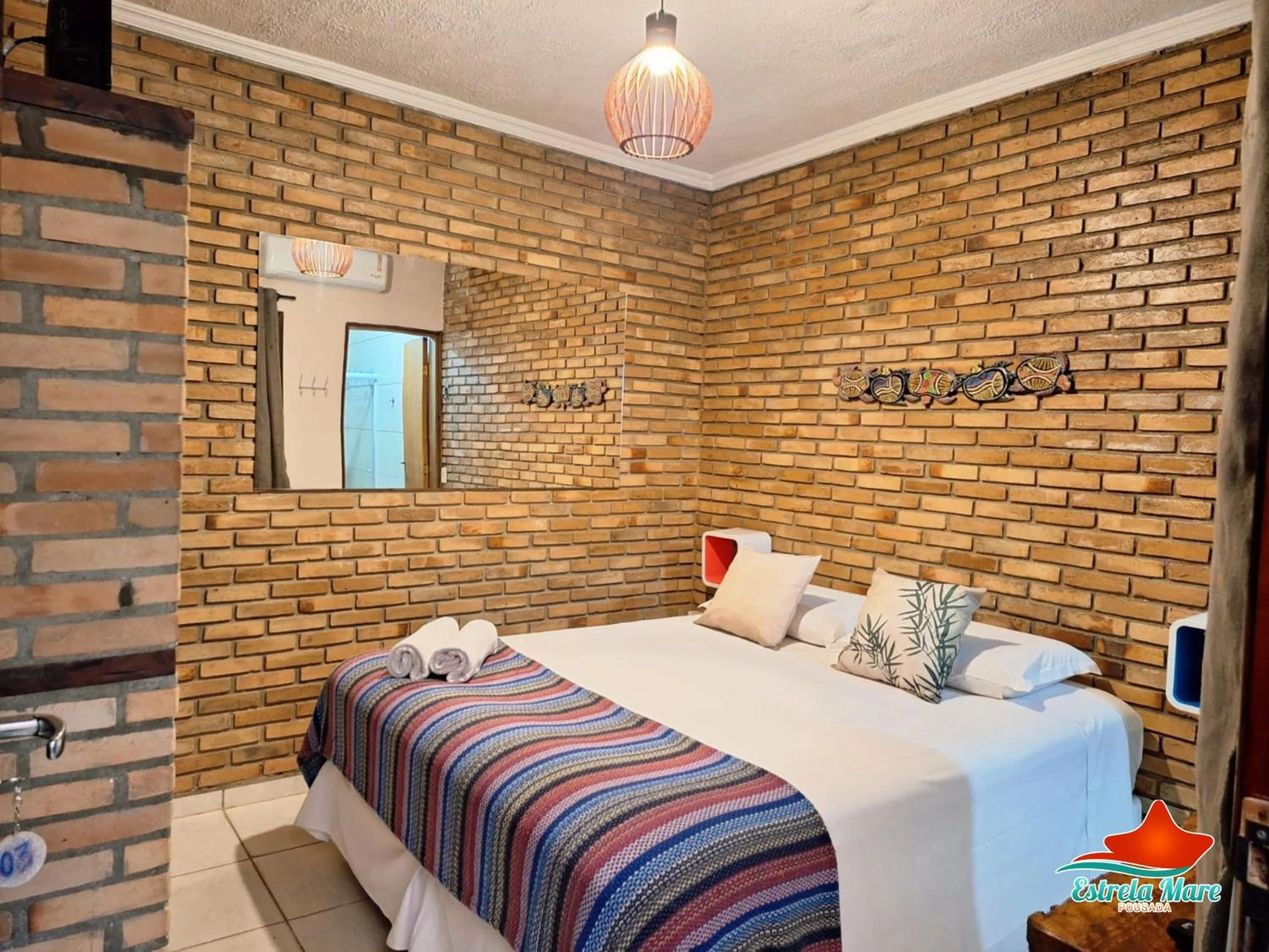 Bedroom, Bed in Pousada Estrela Mare