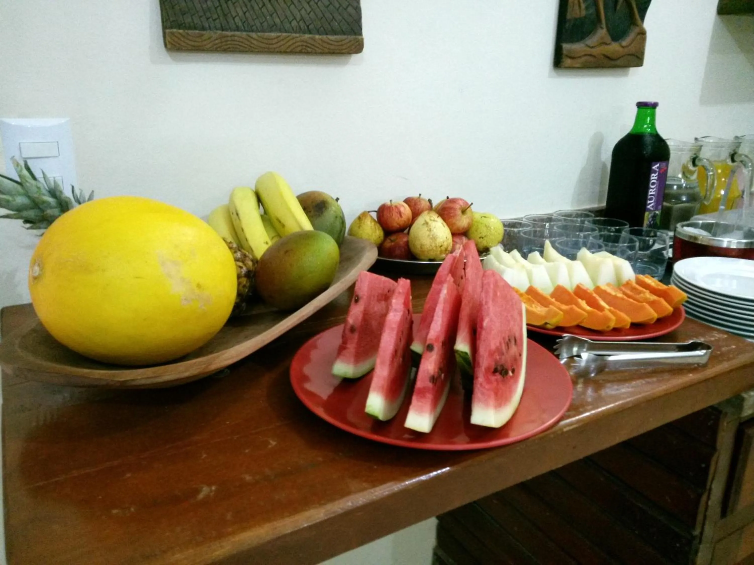 Continental breakfast in Pousada Estrela Mare