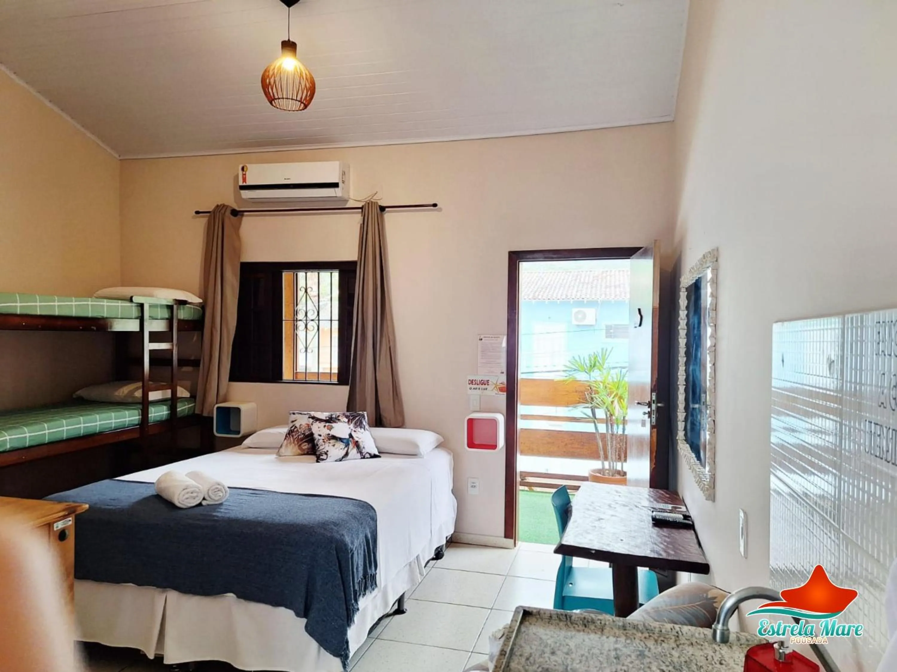 Bedroom, Bed in Pousada Estrela Mare