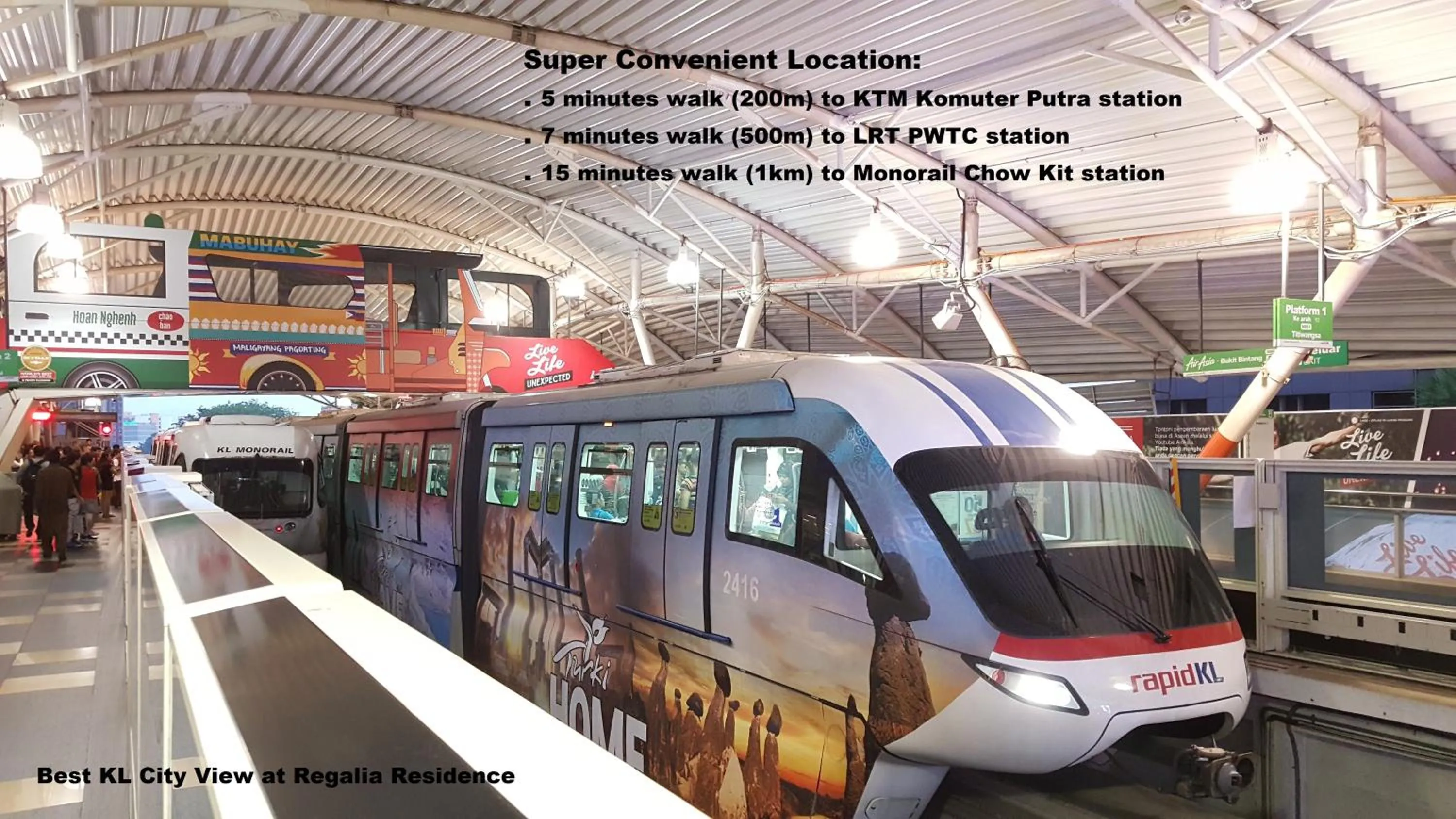 Nearby landmark in BEST KL City View at Regalia Residence