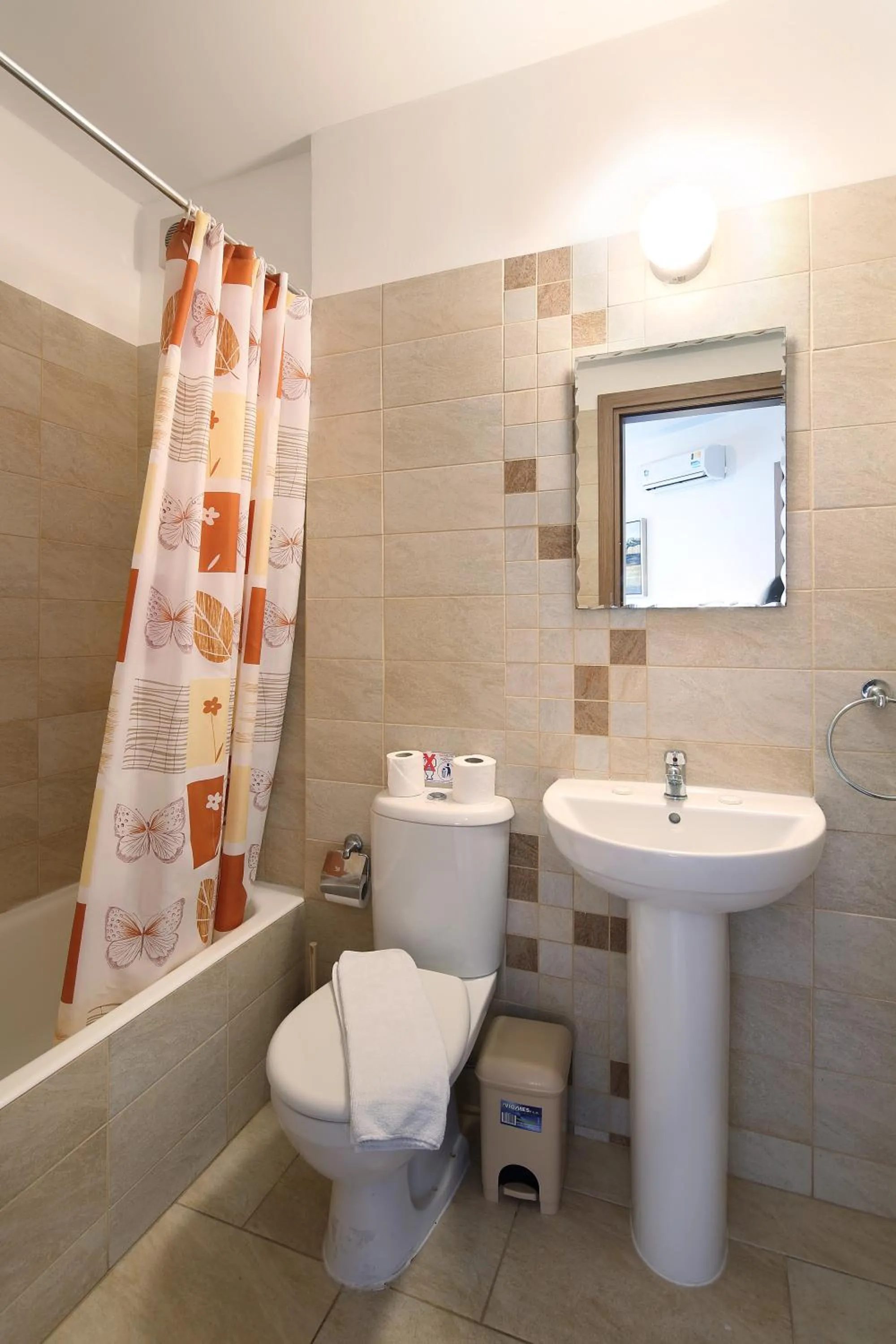 Bathroom in Chloraka Terrace Apartments