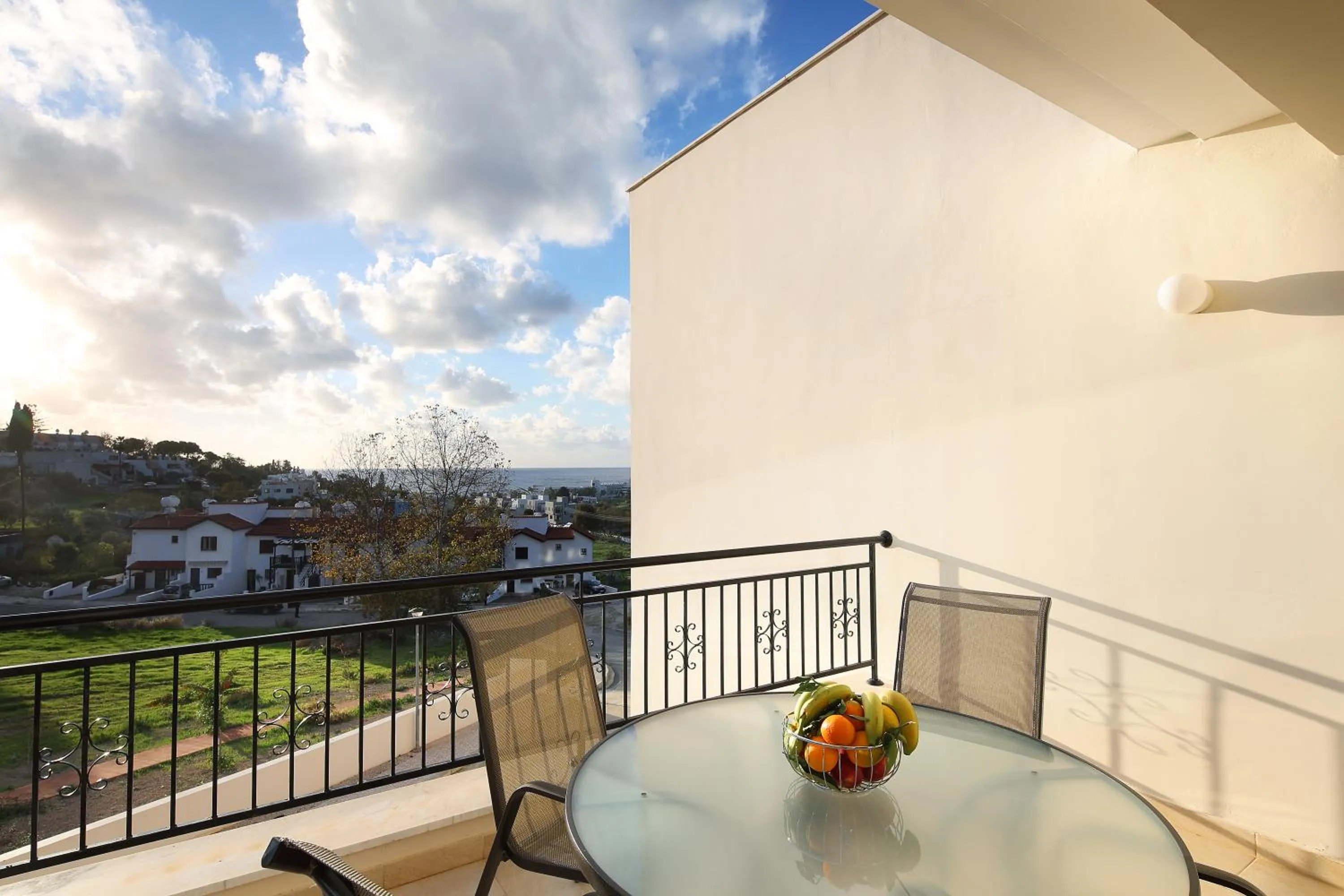 Sea view in Chloraka Terrace Apartments