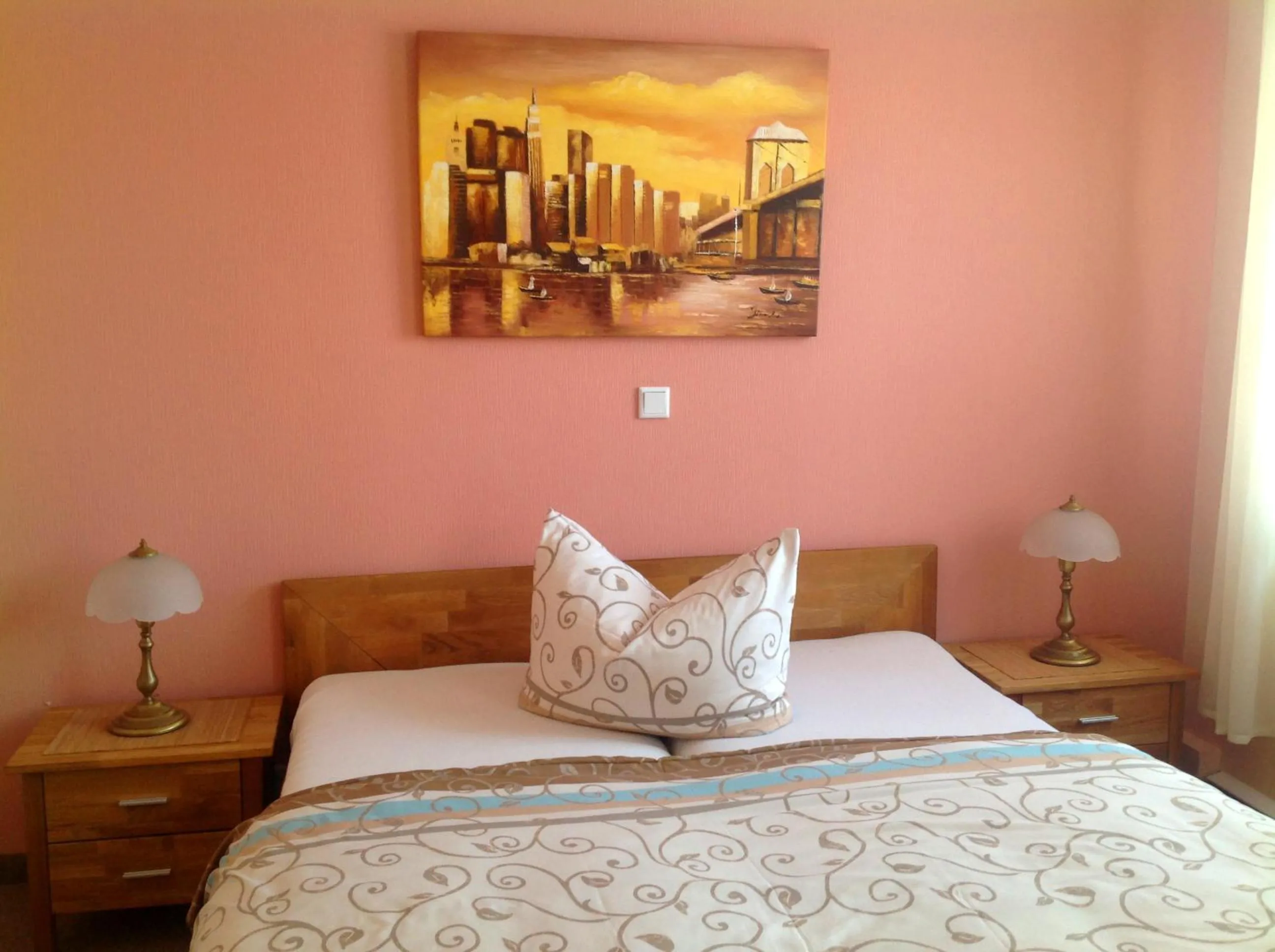 Bedroom, Bed in Gasthaus Forelle