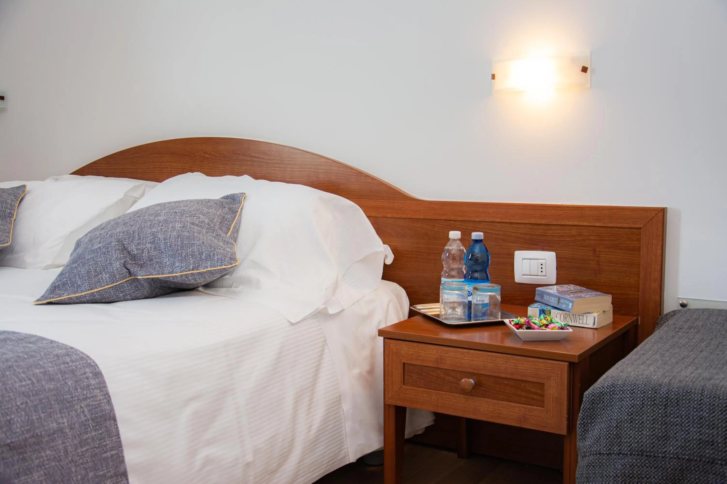 Bed in Hotel Nuova Barcaccia