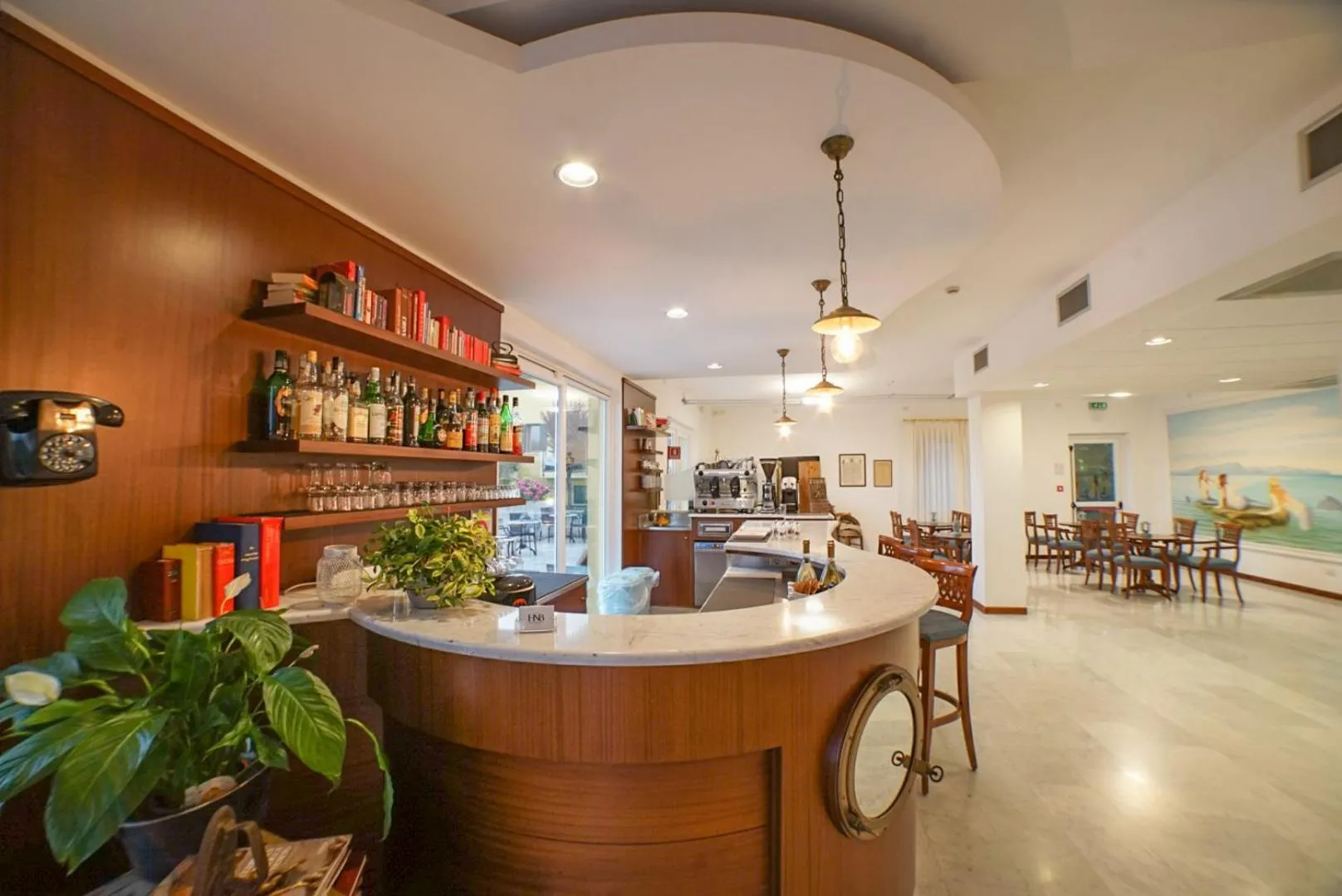 Lounge or bar in Hotel Nuova Barcaccia