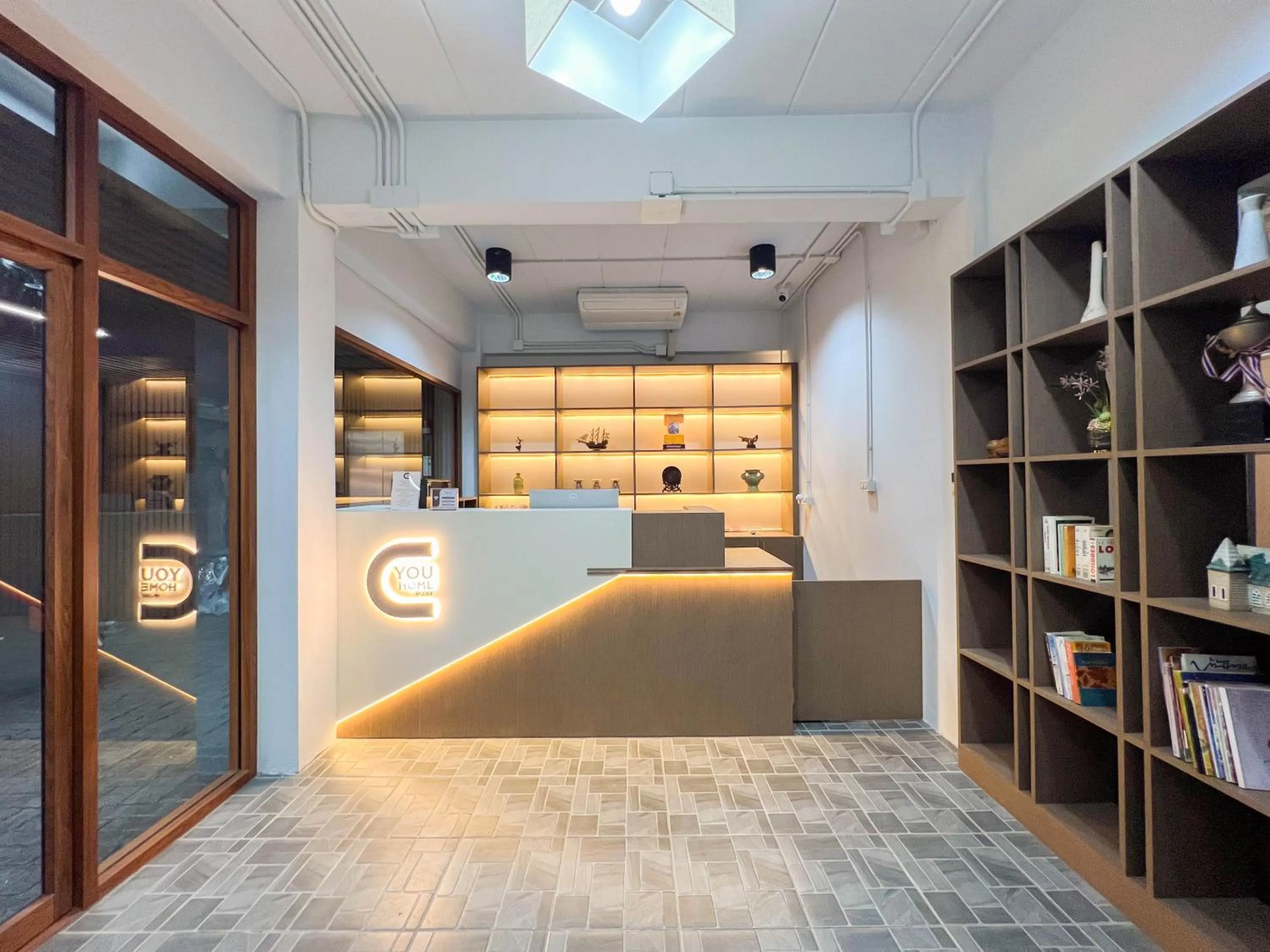 Seating area in C You Home at CNX