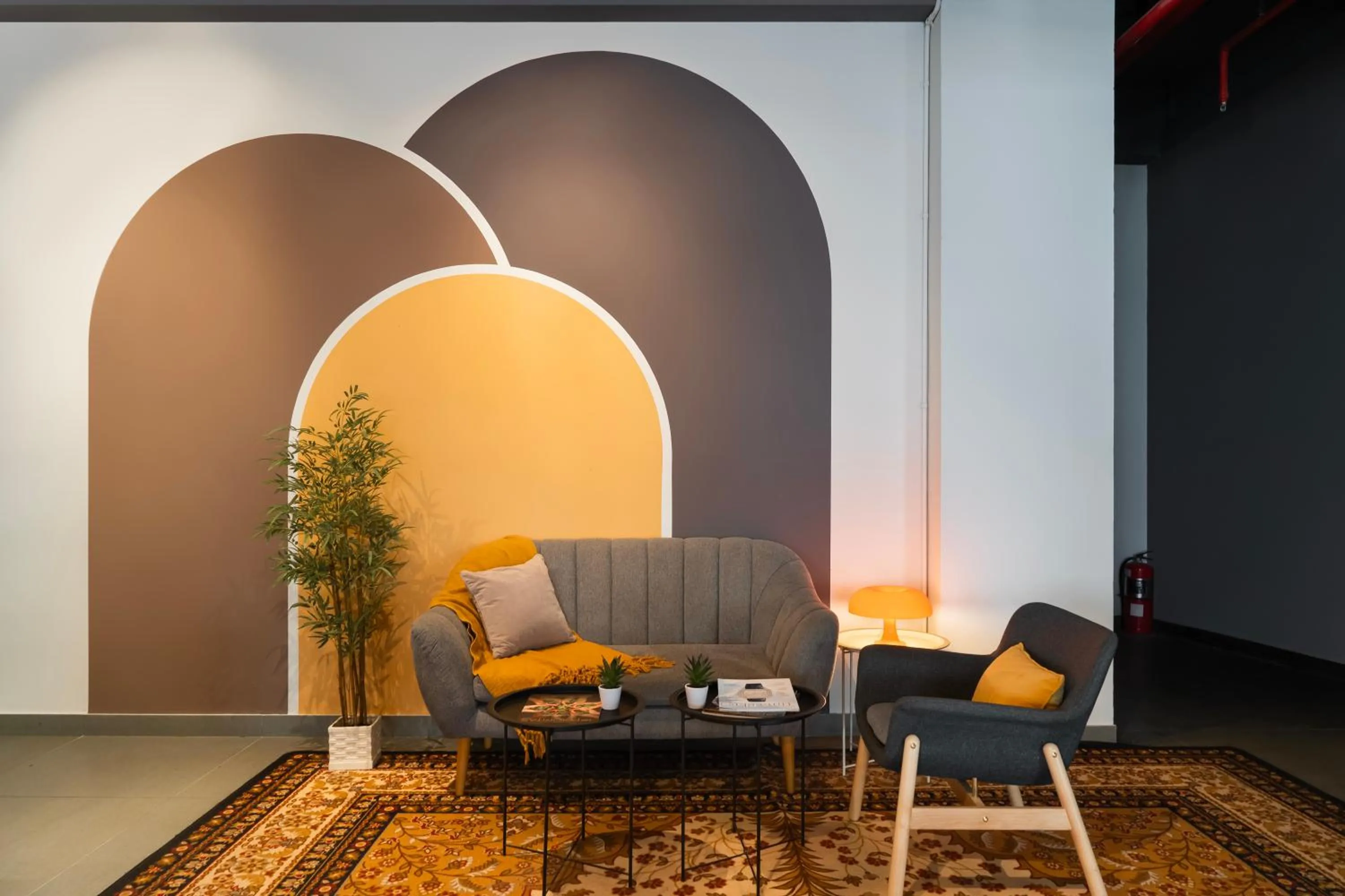 Seating area in Cove Amartha