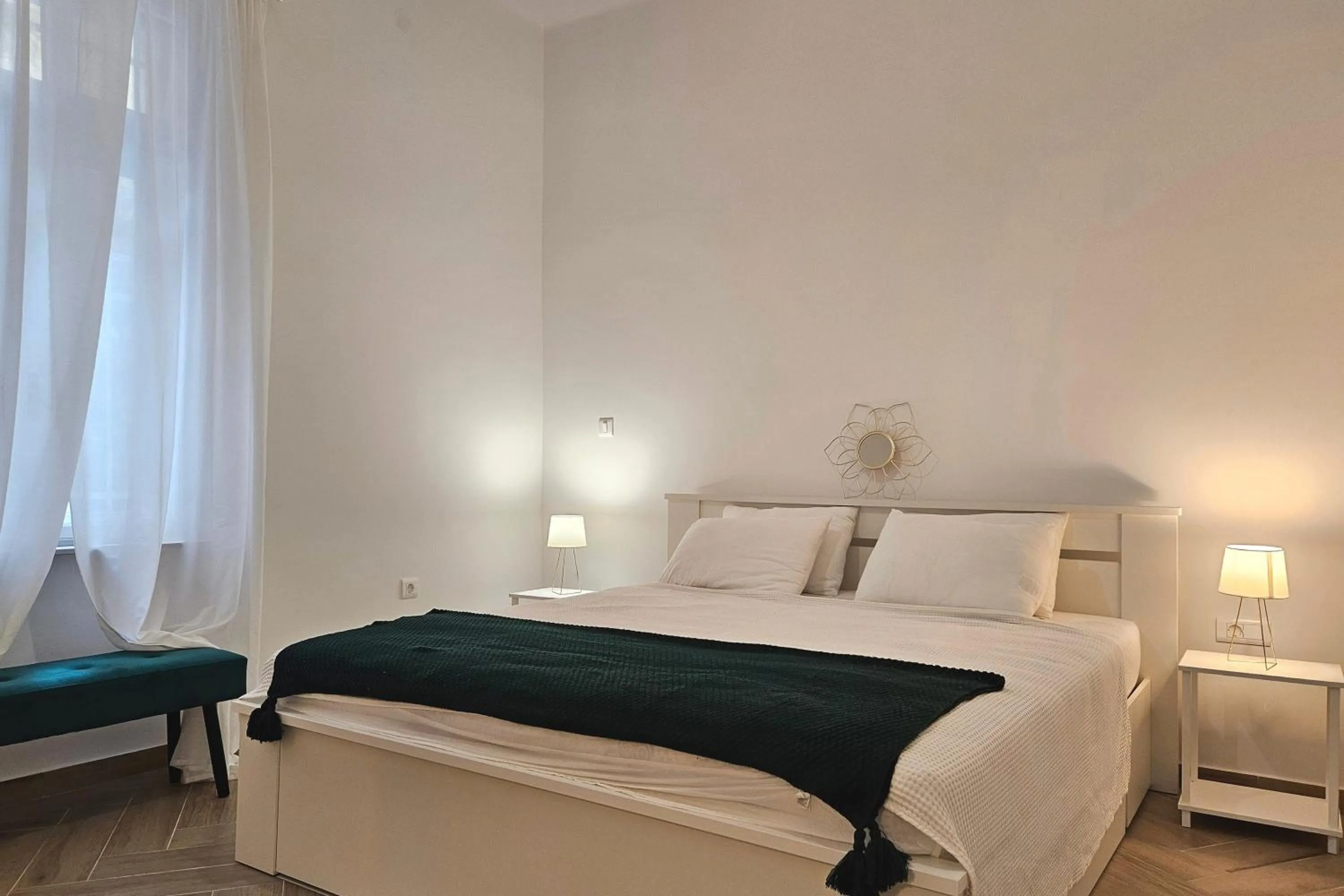 Bedroom, Bed in Sea and City Retreat Opatija - Happy Rentals