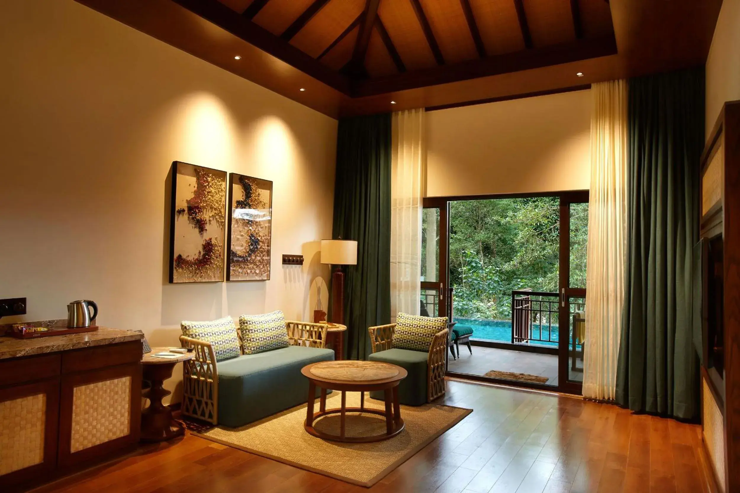 Mistwood Pool Villa in The Leela Coorg Forest Sanctuary Mistwood Pool Villa in The Leela Coorg Forest Sanctuary
