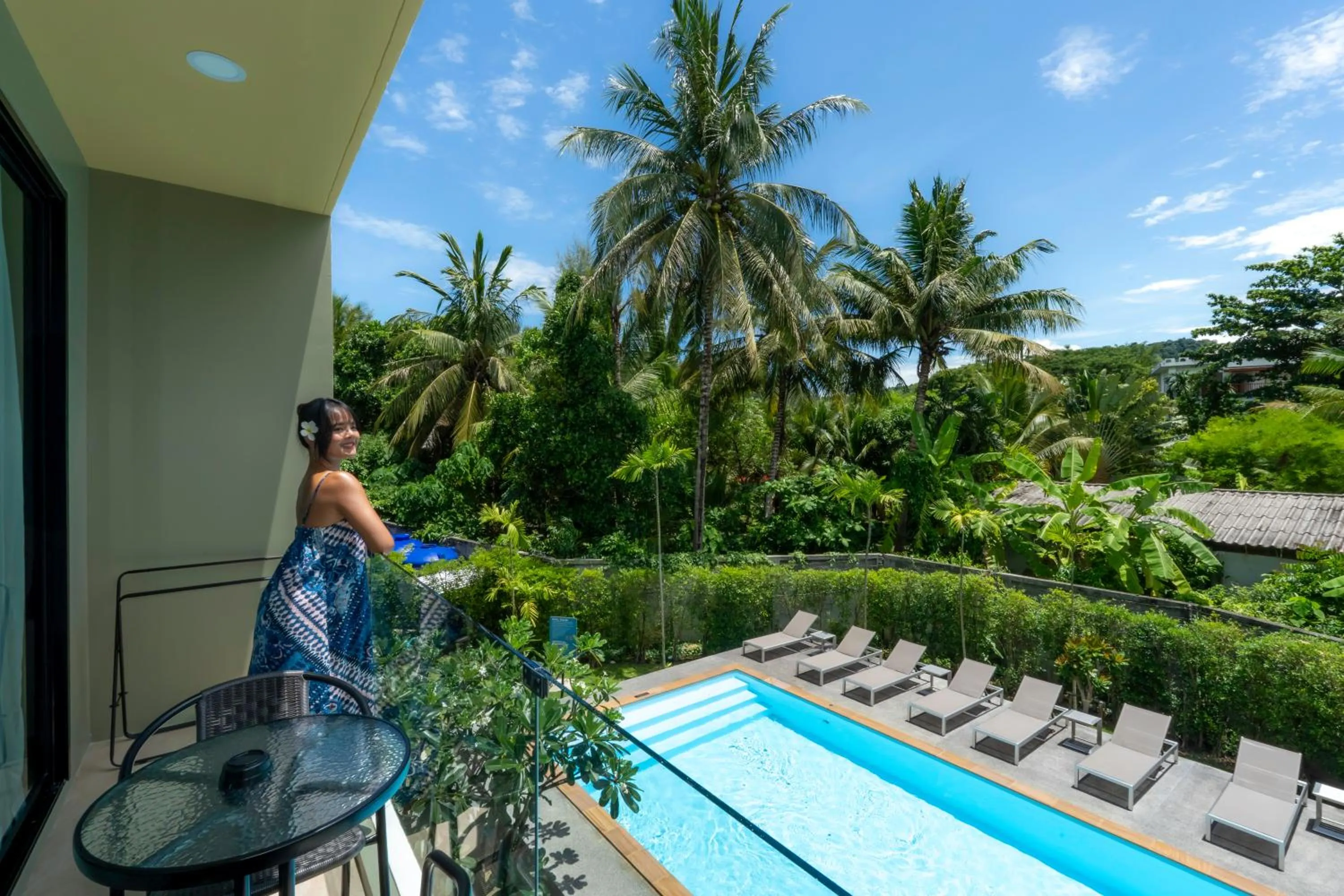 Balcony/Terrace in Seaside Naithon Phuket - Newly Opened