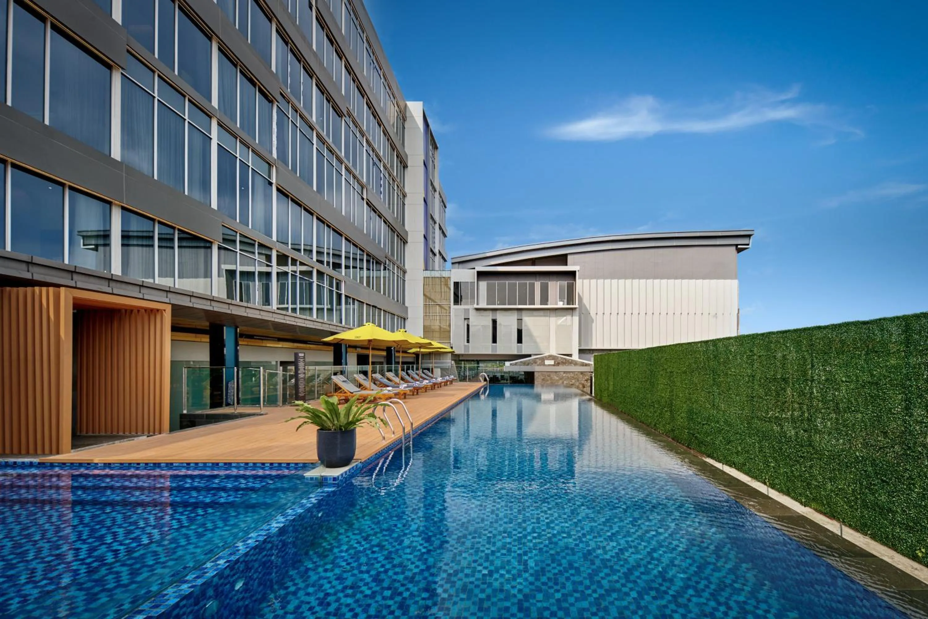 Swimming pool in voco Bandung Setiabudi by IHG