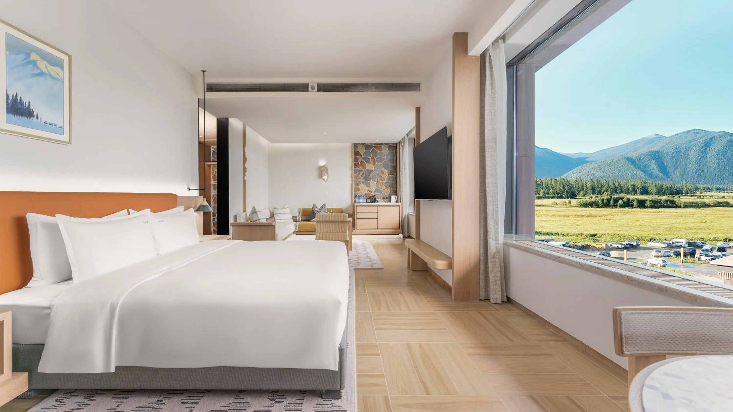 Bedroom, Bed in Holiday Inn Resort Kanas Hemu by IHG