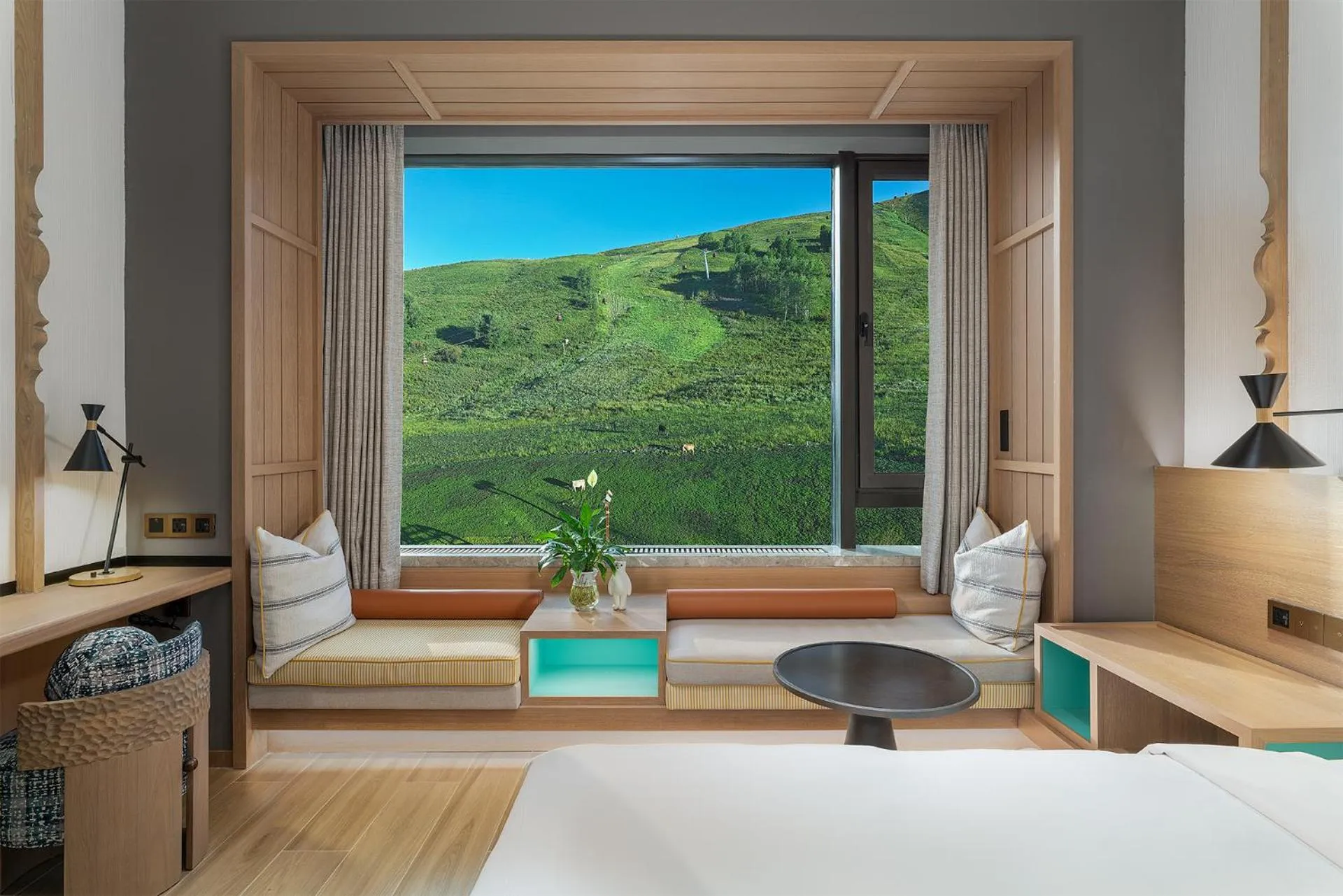 Natural landscape, Bed in Holiday Inn Resort Kanas Hemu by IHG