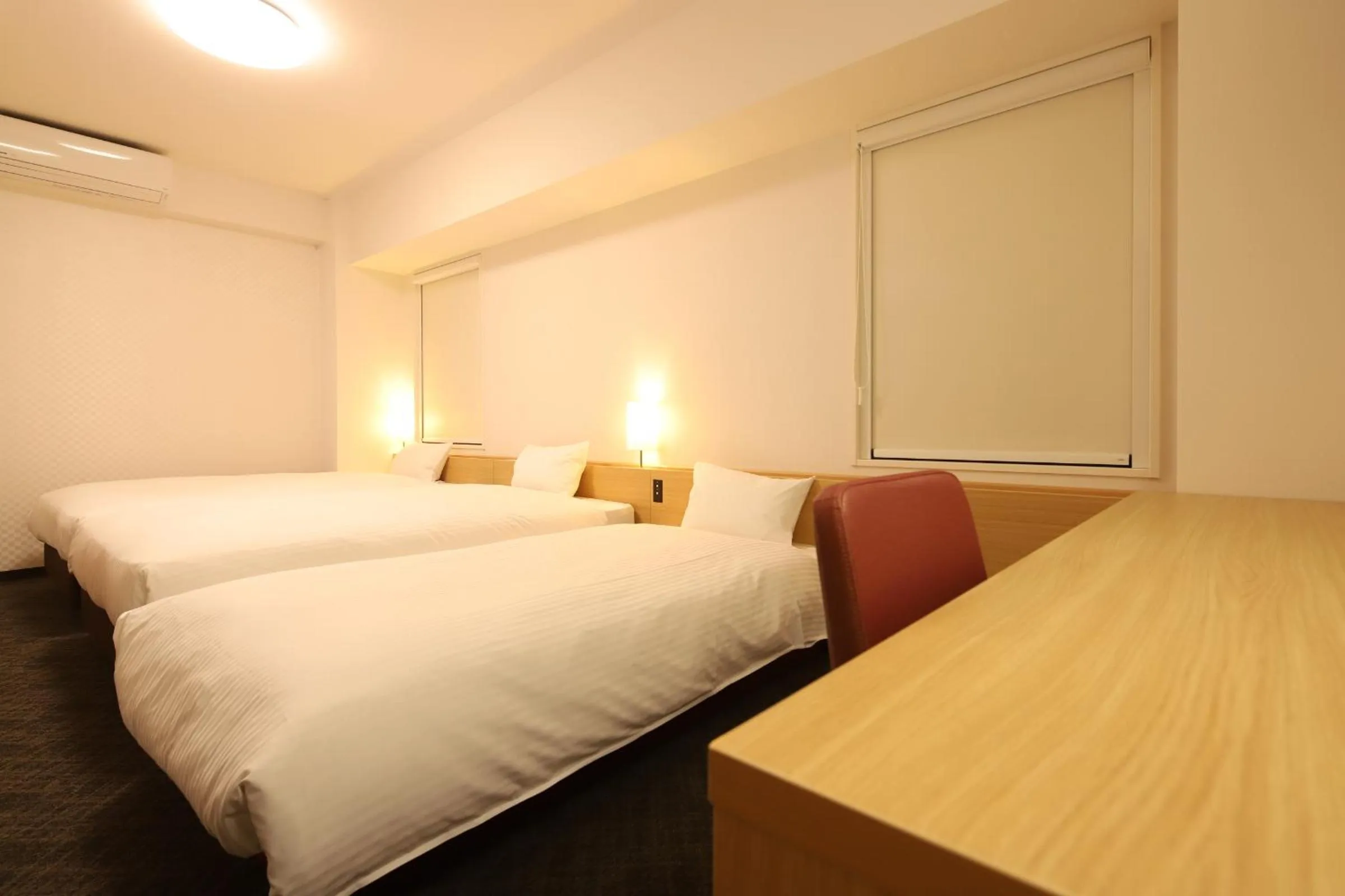 Bed in AB Hotel Kisarazu