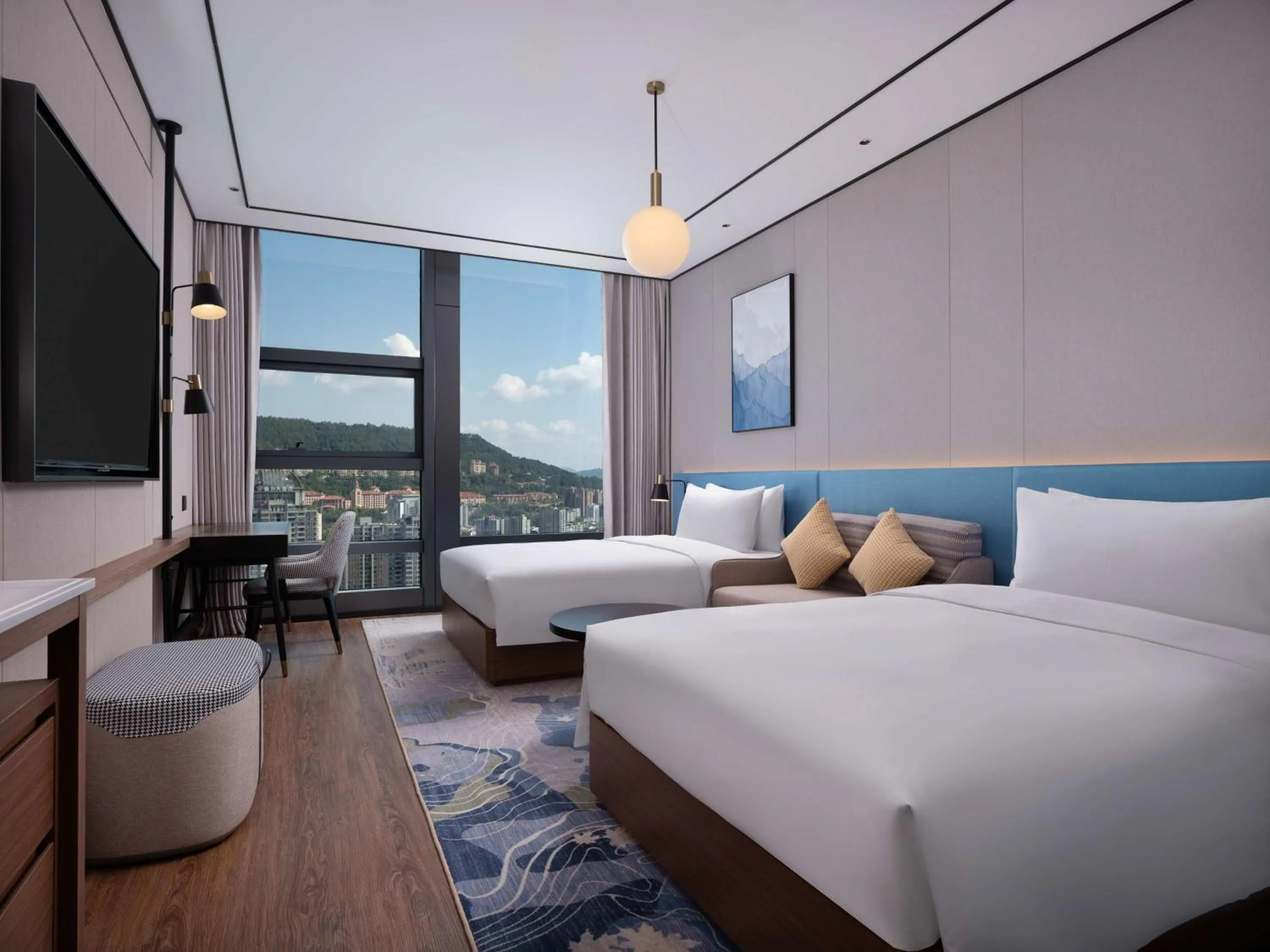 Bed in Hilton Garden Inn Bazhong Bazhou