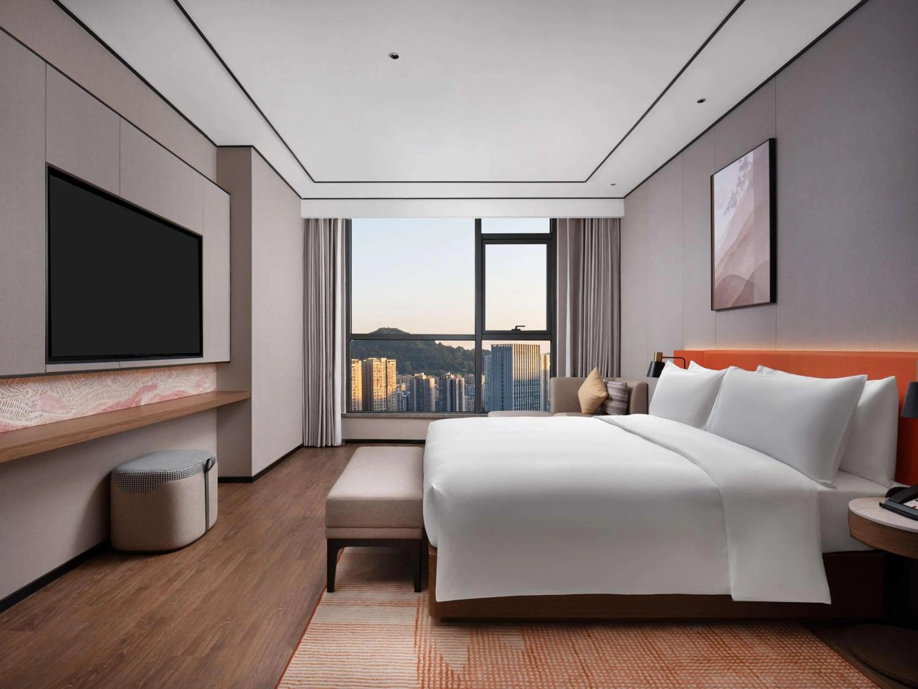 Bed in Hilton Garden Inn Bazhong Bazhou