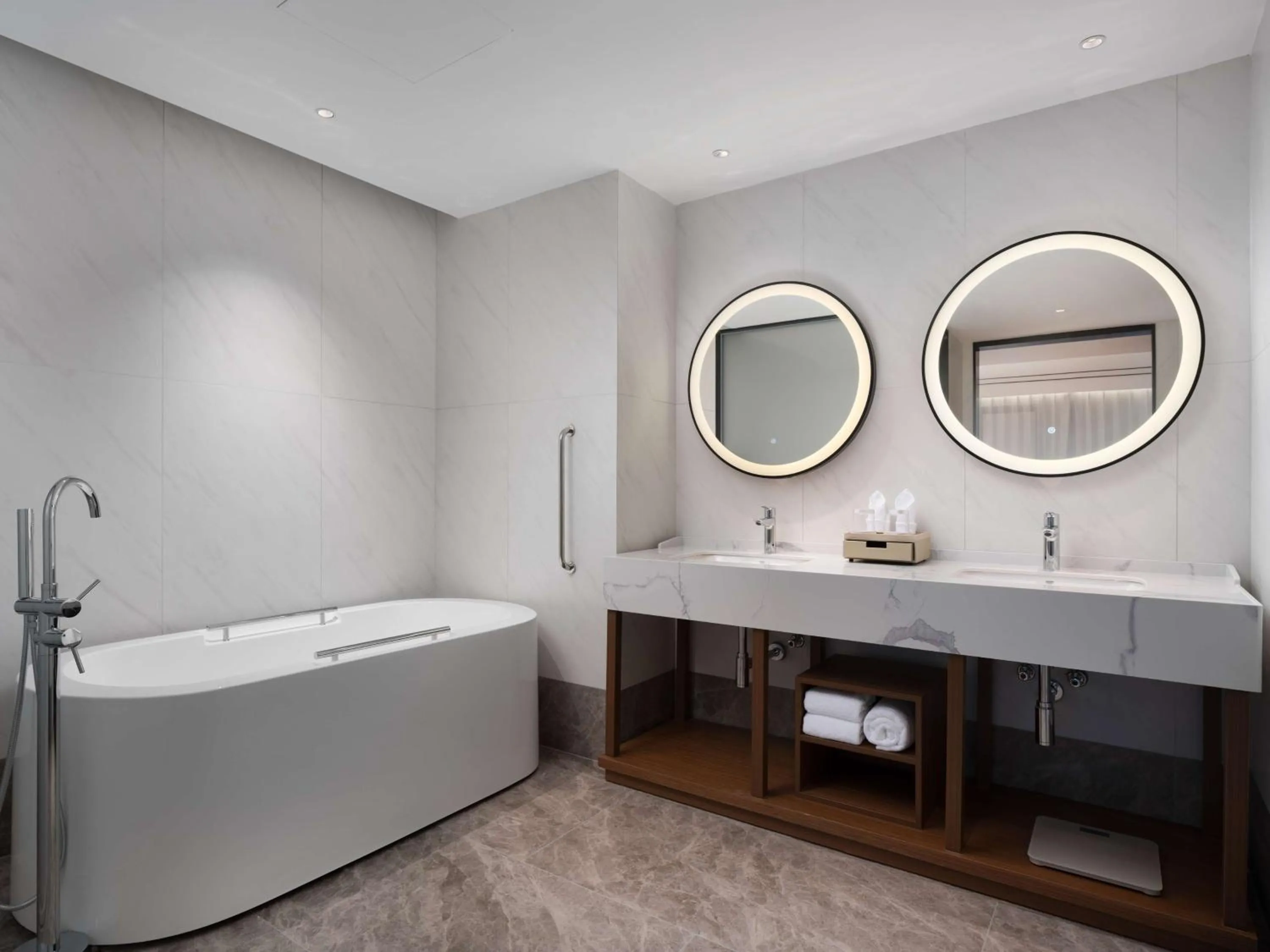 Bathroom in Hilton Garden Inn Bazhong Bazhou