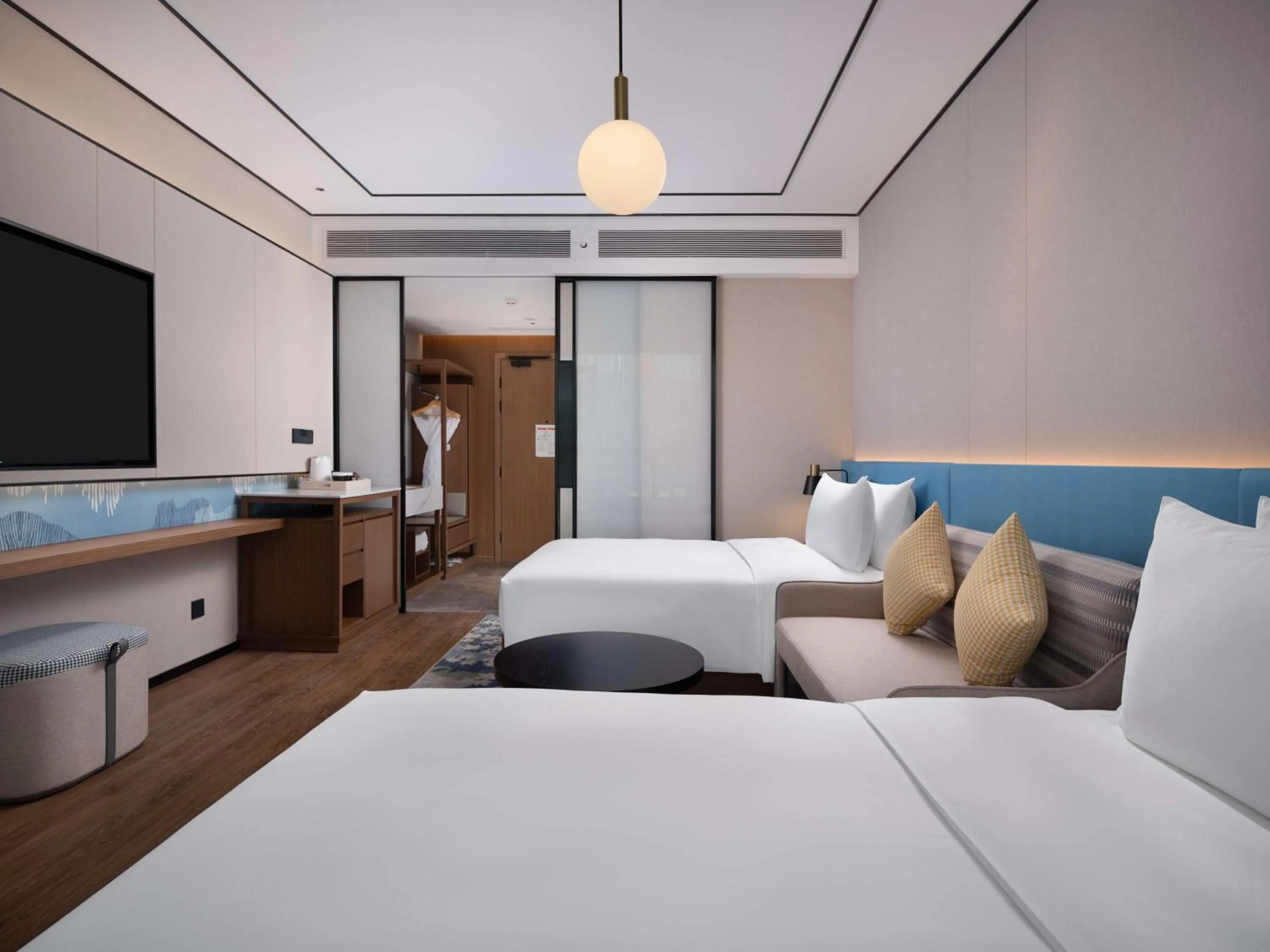 Bed in Hilton Garden Inn Bazhong Bazhou