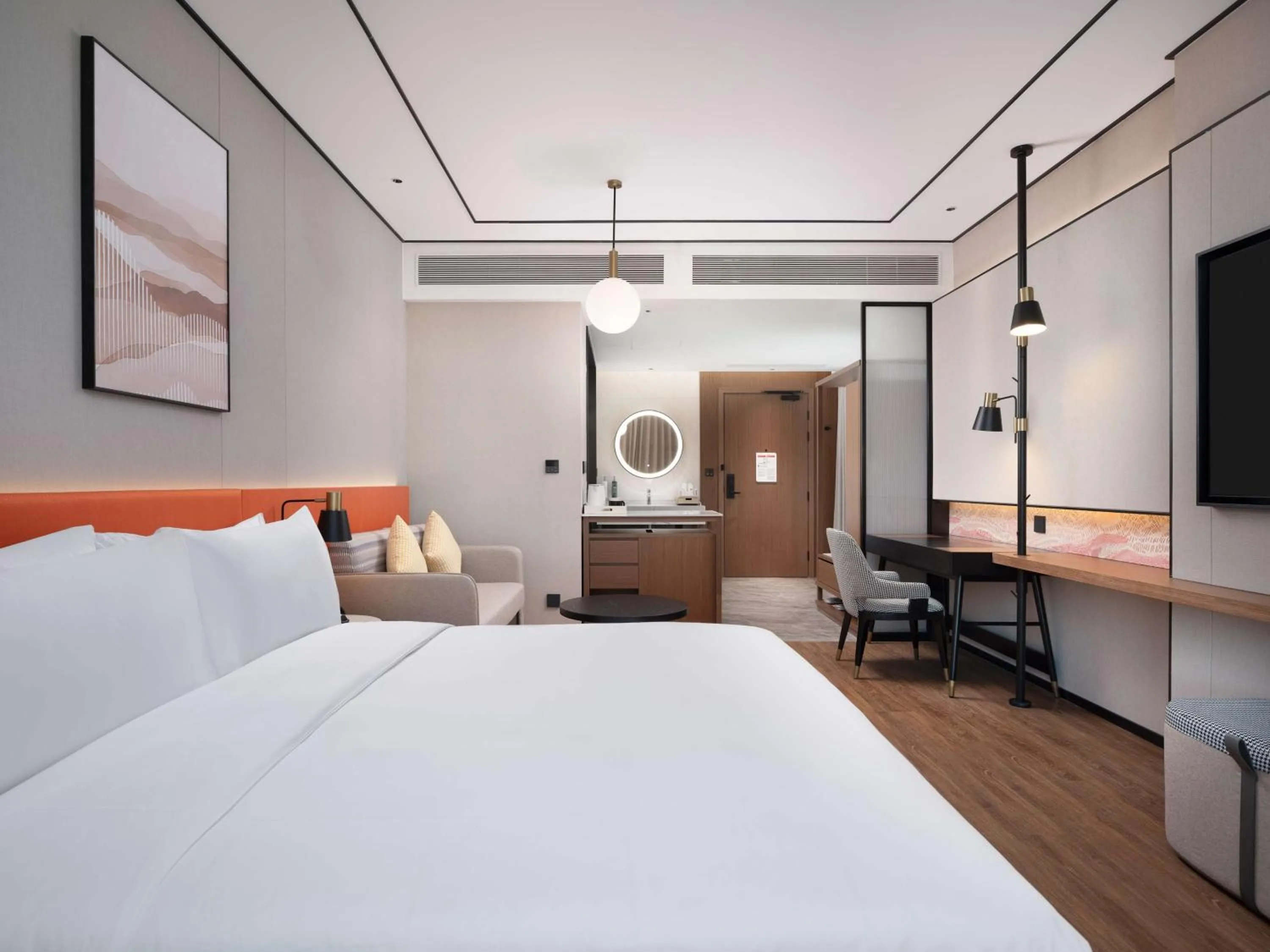 Bed in Hilton Garden Inn Bazhong Bazhou