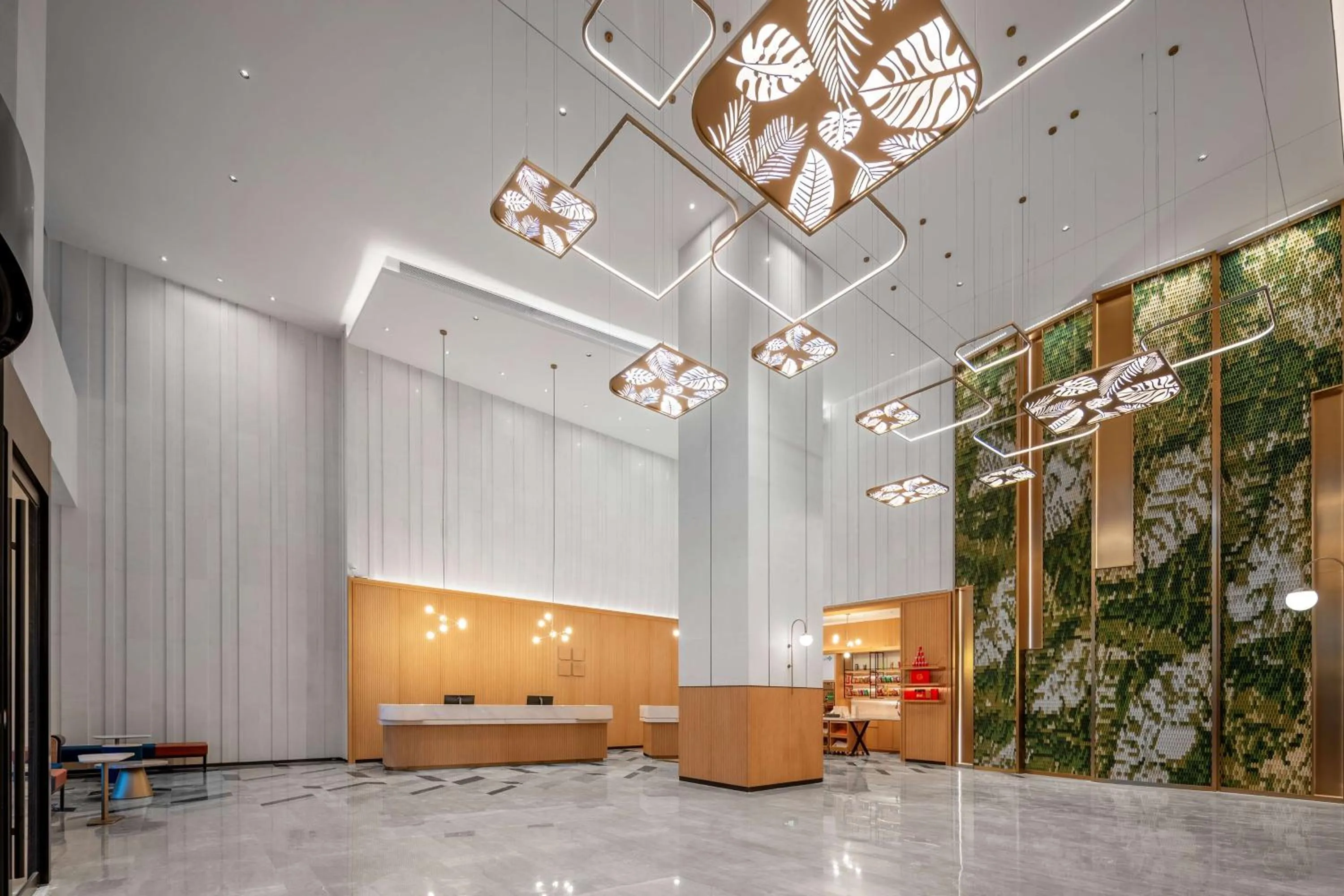 Lobby or reception in Hilton Garden Inn Danzhou Yangpu
