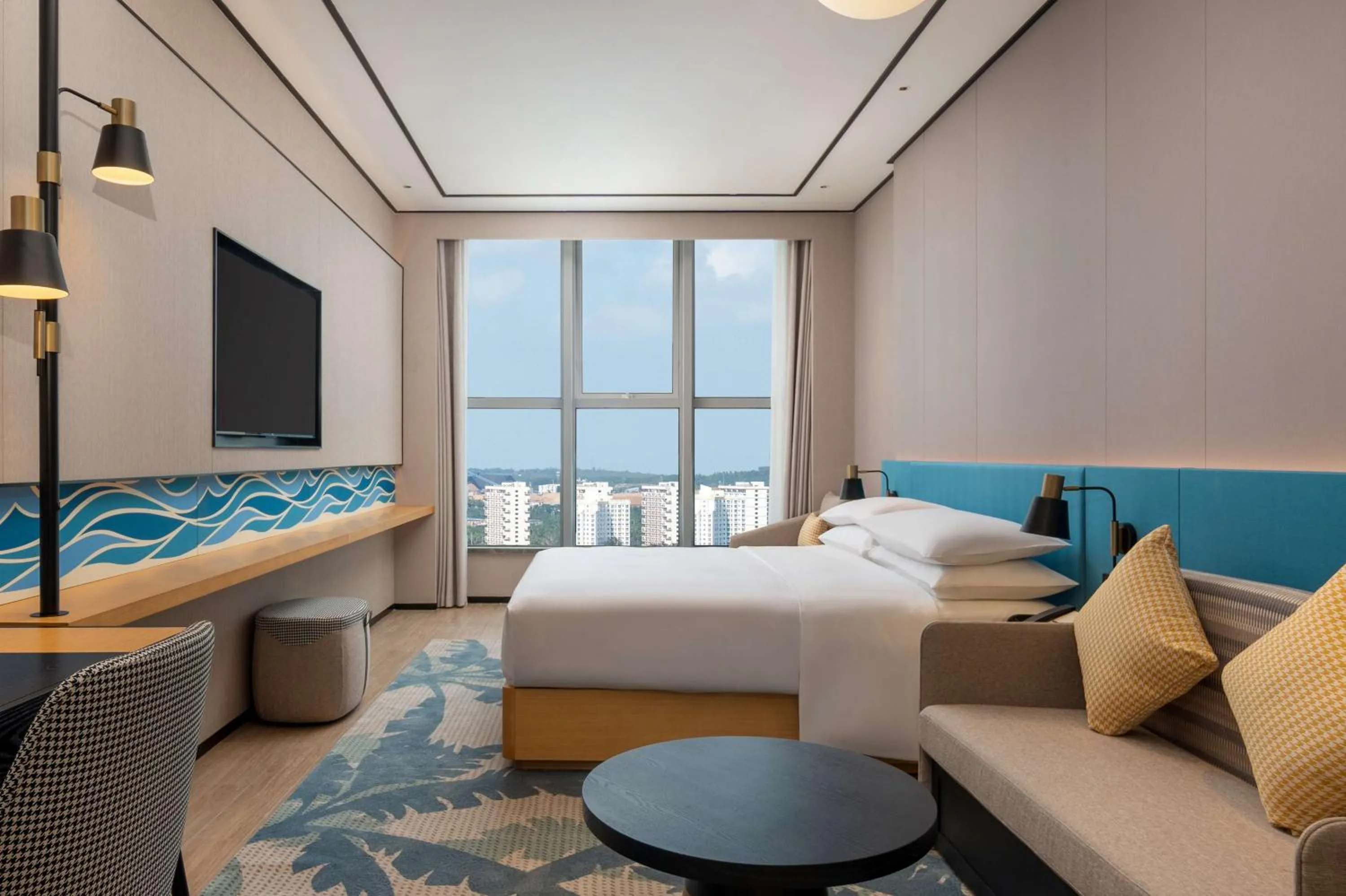 Bed in Hilton Garden Inn Danzhou Yangpu