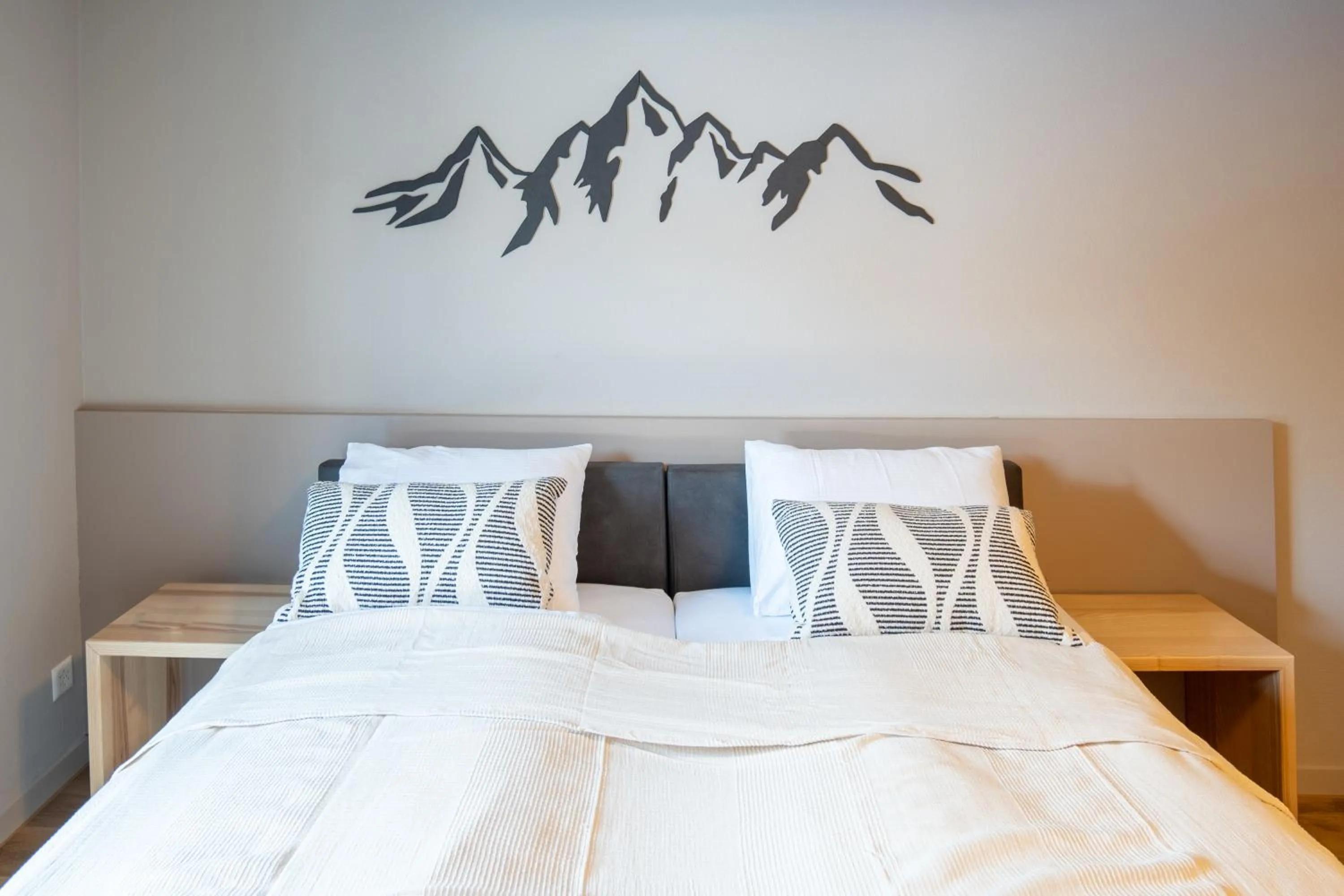 Bed in Studio 54 Davos