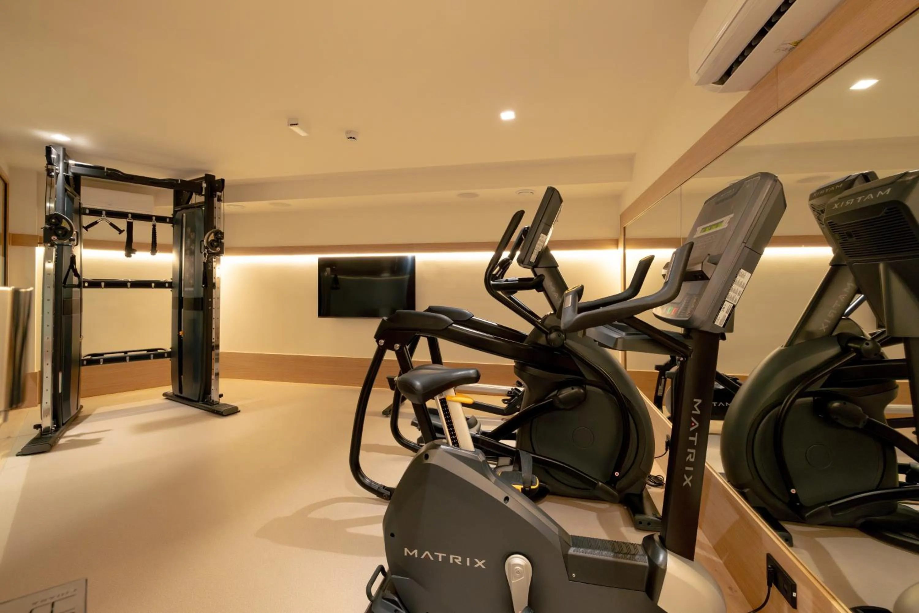 Fitness centre/facilities in Bizipoz Hôtel