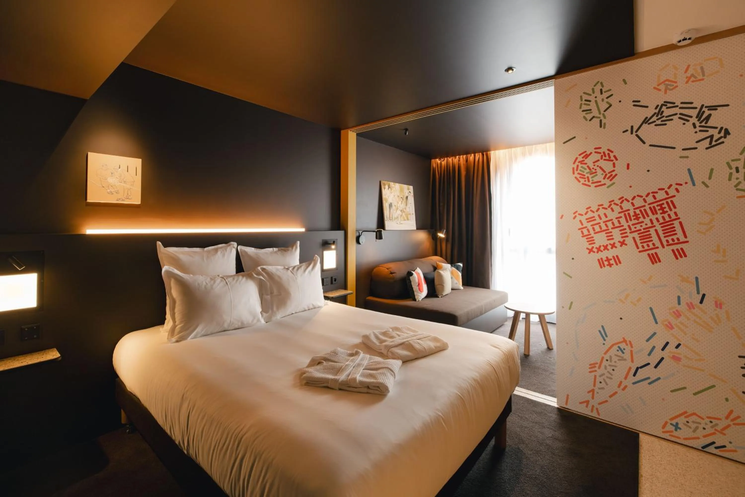 Bed in Bizipoz Hôtel