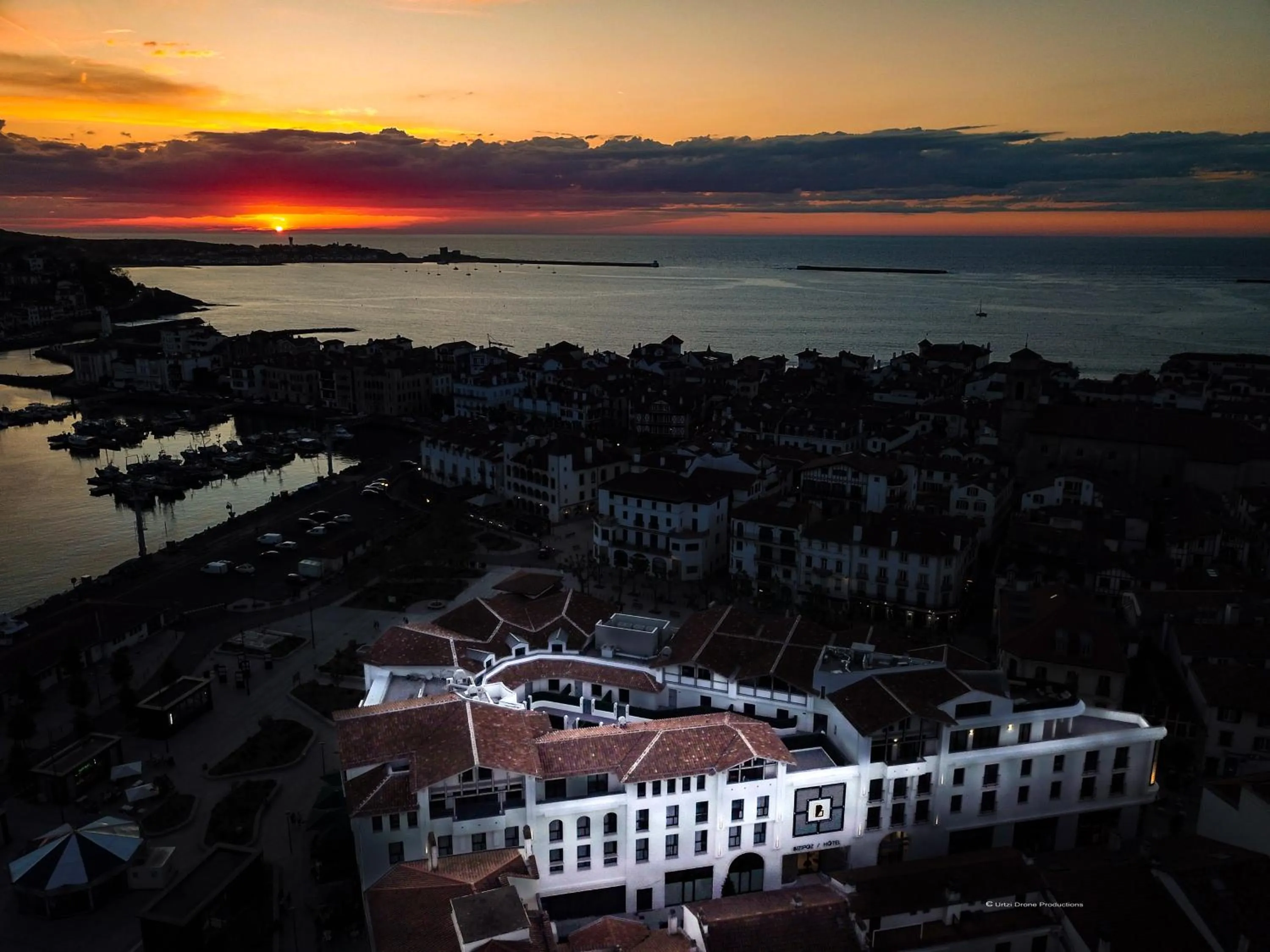 Bird's eye view in Bizipoz Hôtel