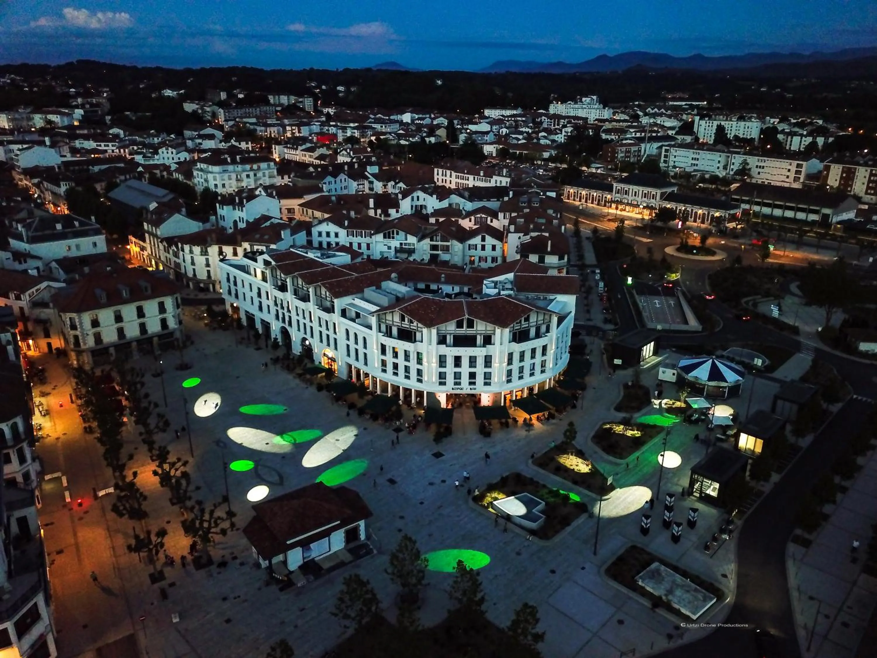 Bird's eye view in Bizipoz Hôtel