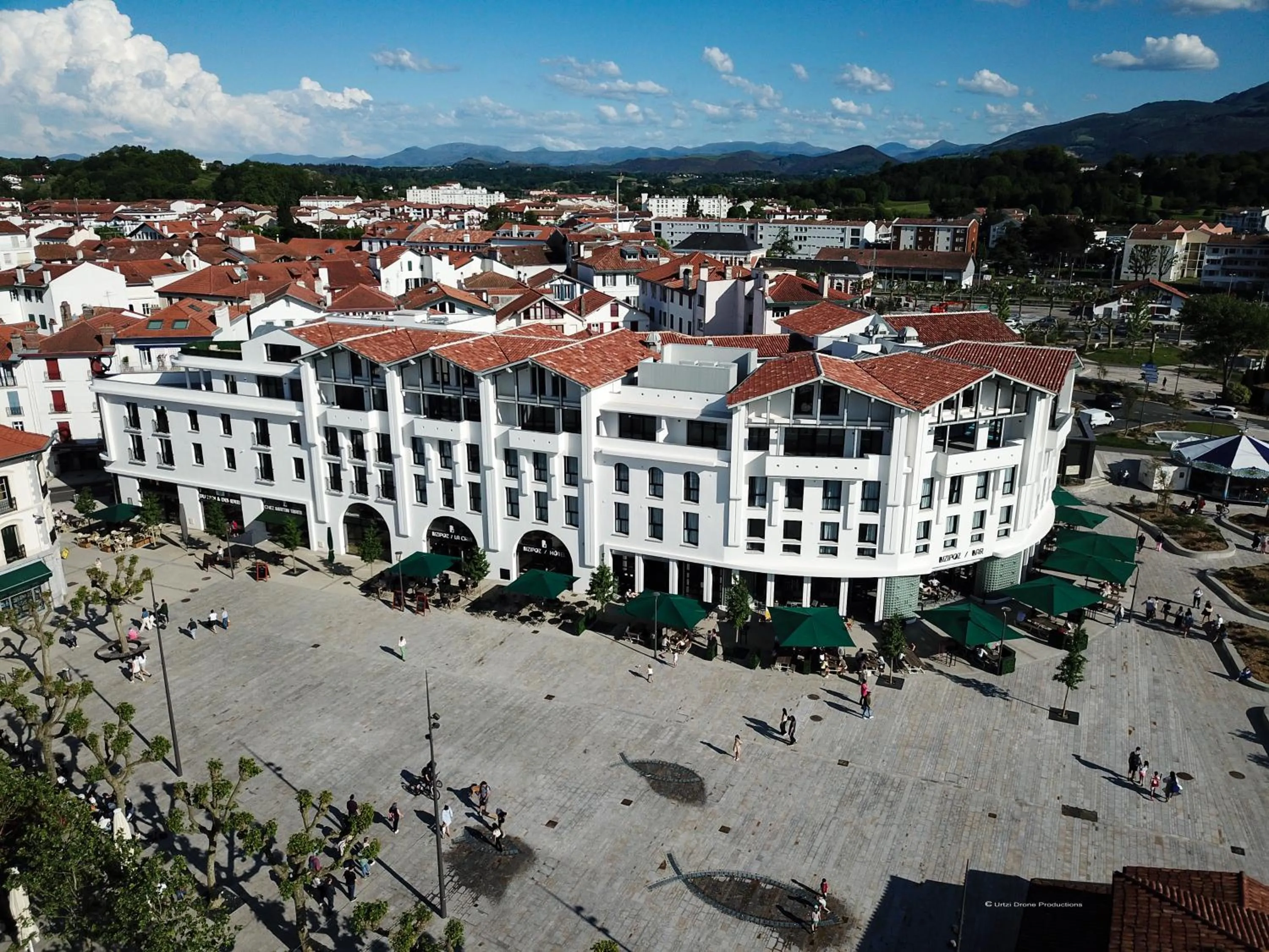 Bird's eye view in Bizipoz Hôtel