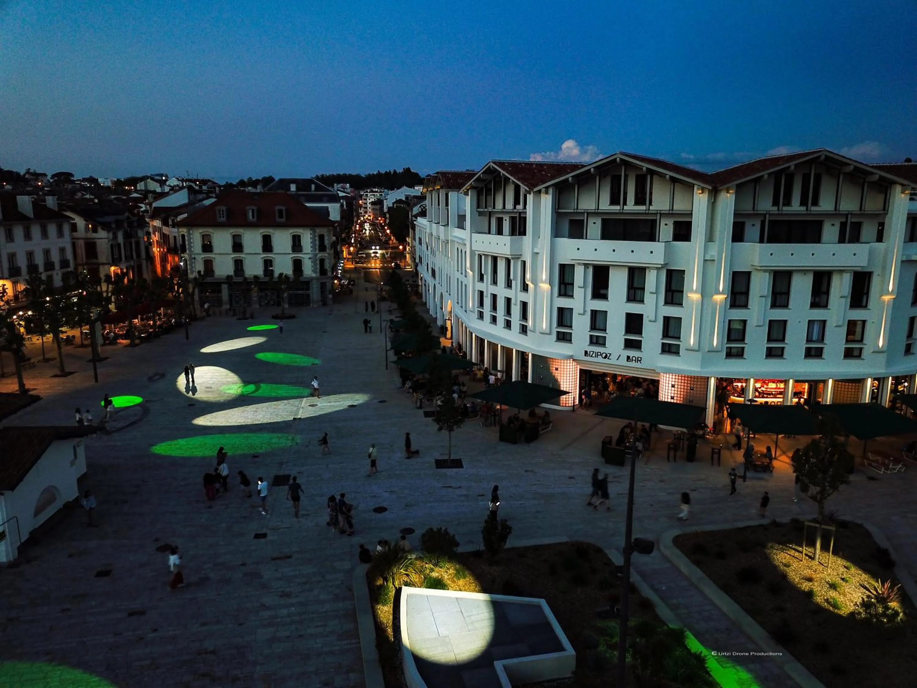 Bird's eye view in Bizipoz Hôtel