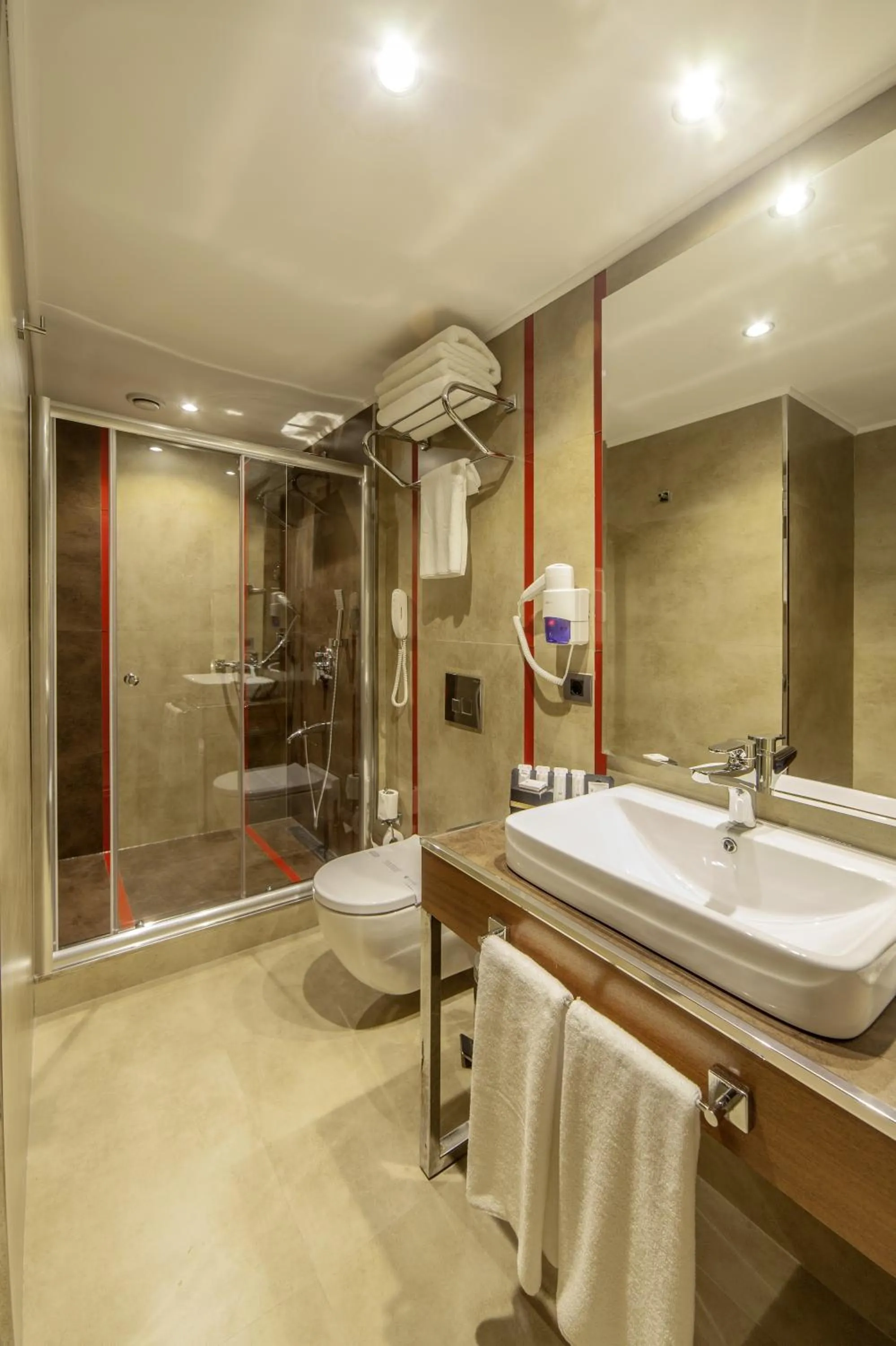 Bathroom in Lamec Hotel Business